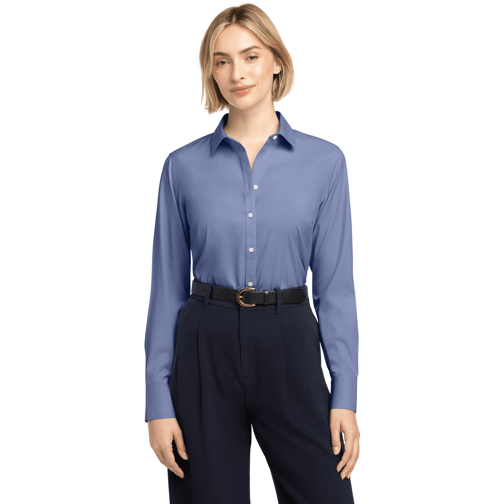 Women's Wrinkle-Free Stretch Pinpoint Shirt