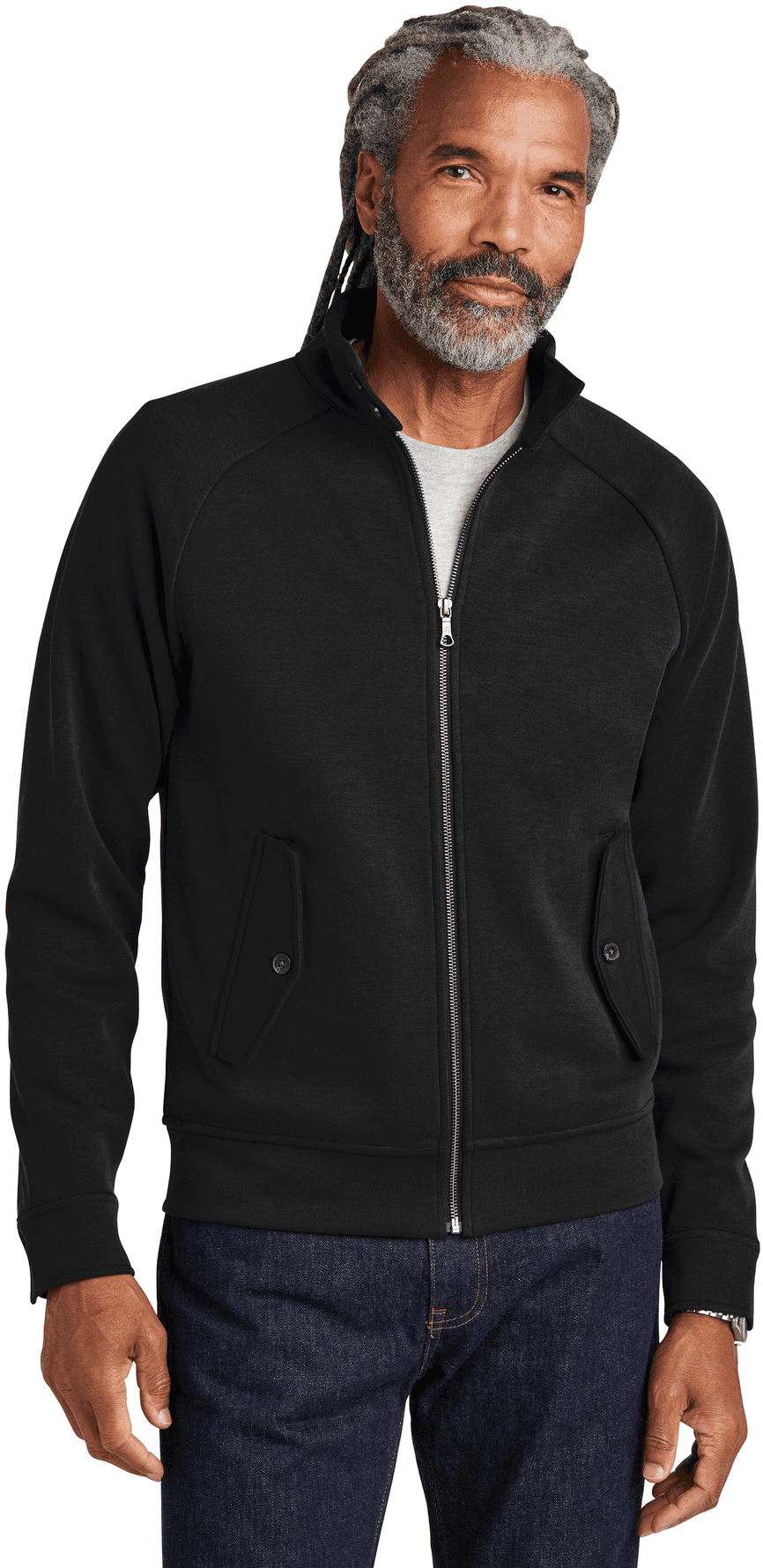 Double-Knit Full-Zip