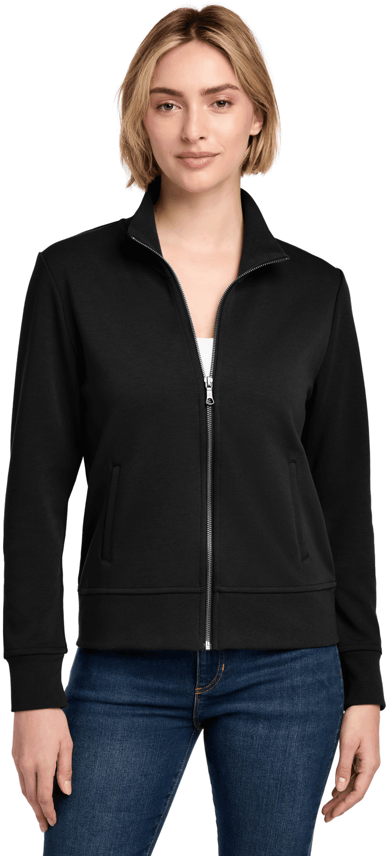 Women's Double-Knit Full-Zip