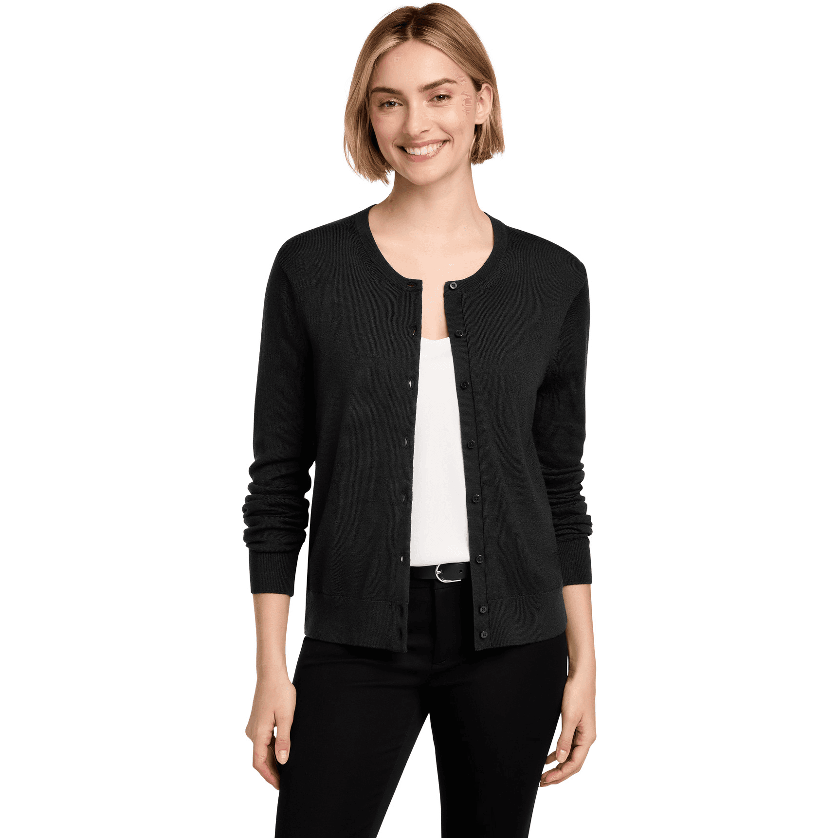 Women's Washable Merino Cardigan Sweater