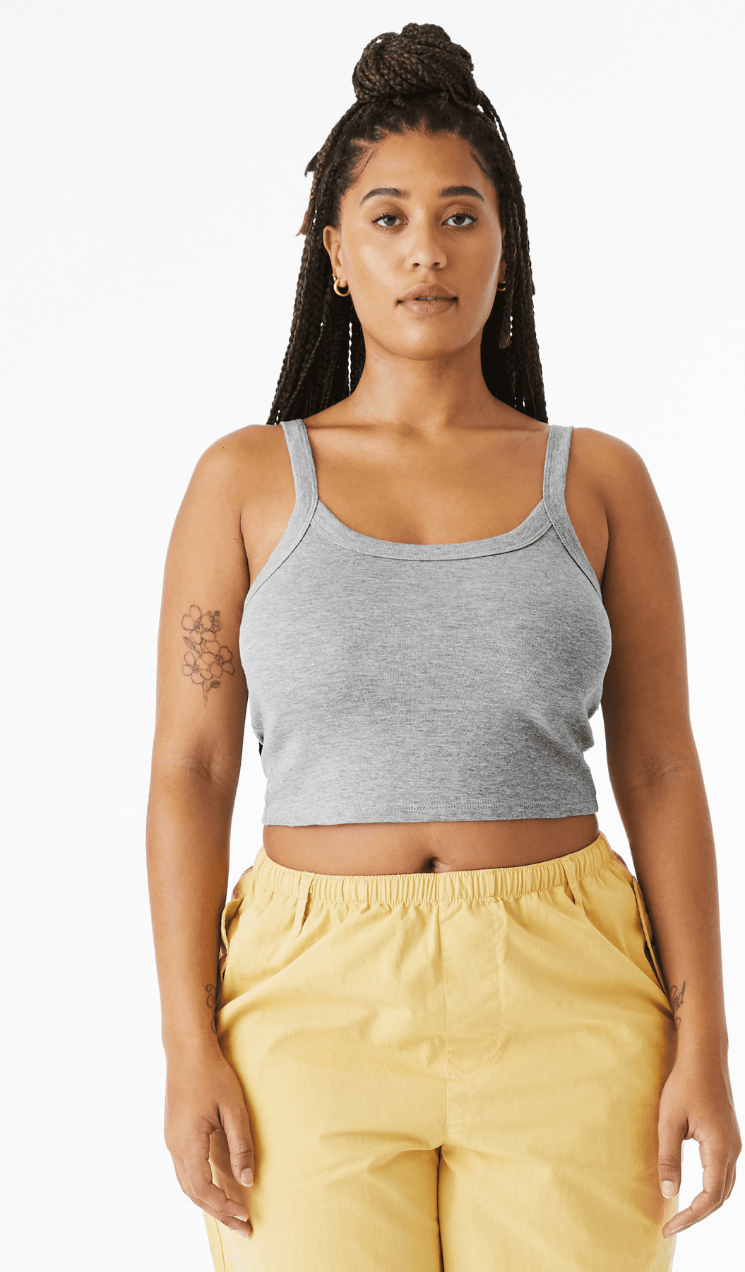 BELLA+CANVAS Women's Micro Rib Spaghetti Strap Tank