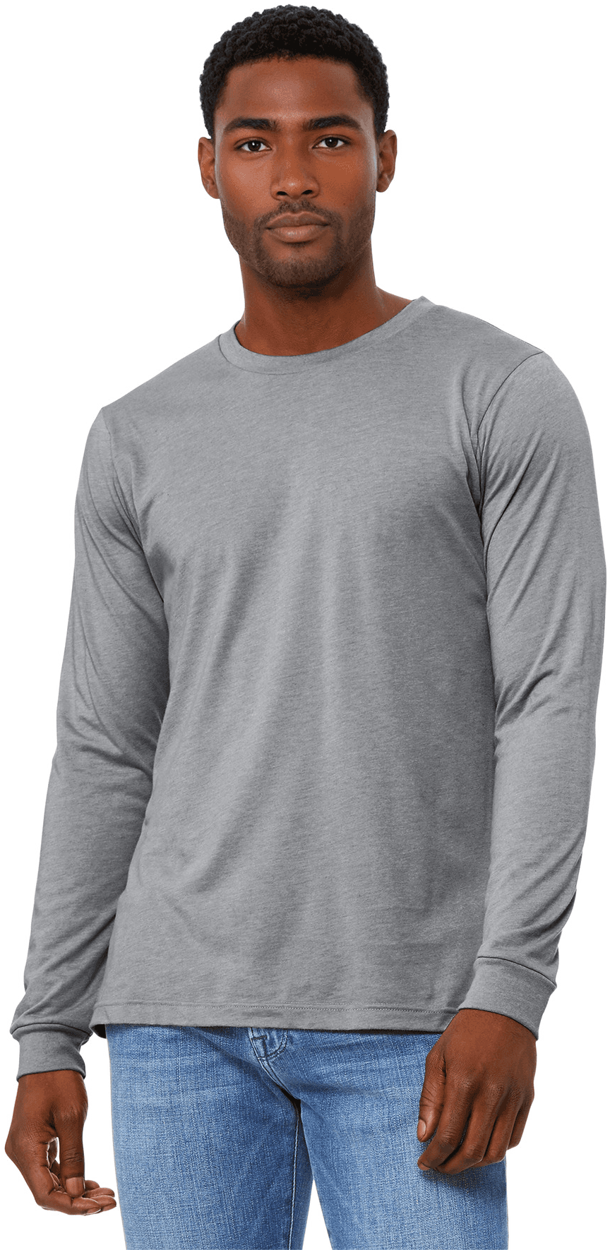 BELLA+CANVAS Unisex Heather CVC Long Sleeve Tee
