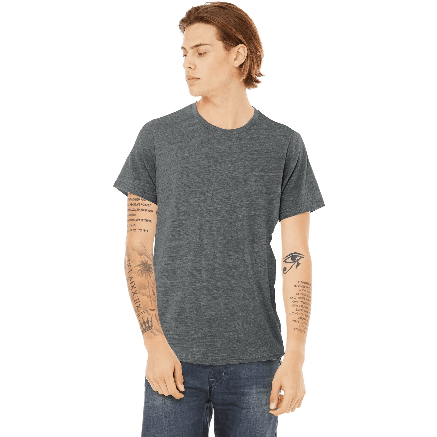 BELLA+CANVAS Unisex Poly-Cotton Short Sleeve Tee.