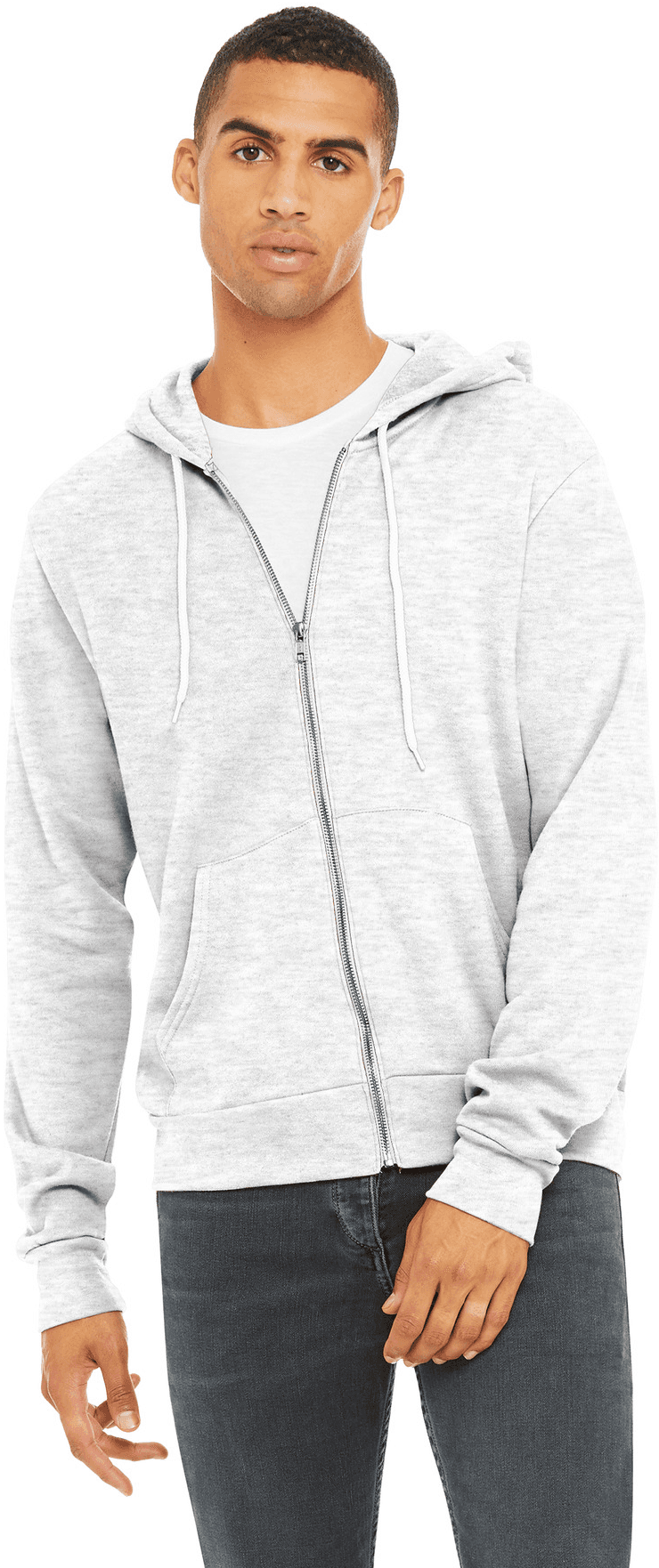 BELLA+CANVAS Unisex Sponge Fleece Full-Zip Hoodie.