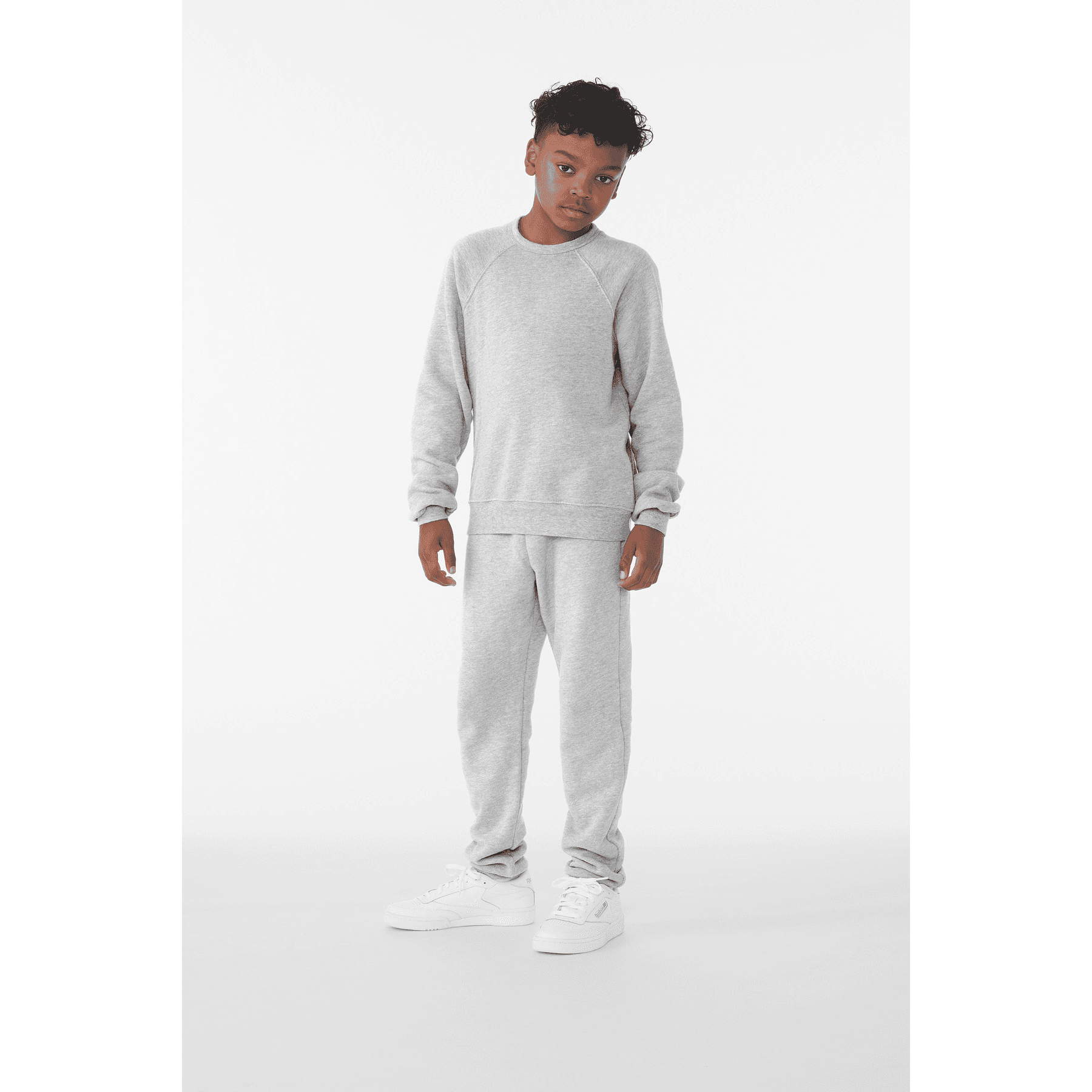BELLA+CANVAS Youth Sponge Fleece Raglan Sweatshirt