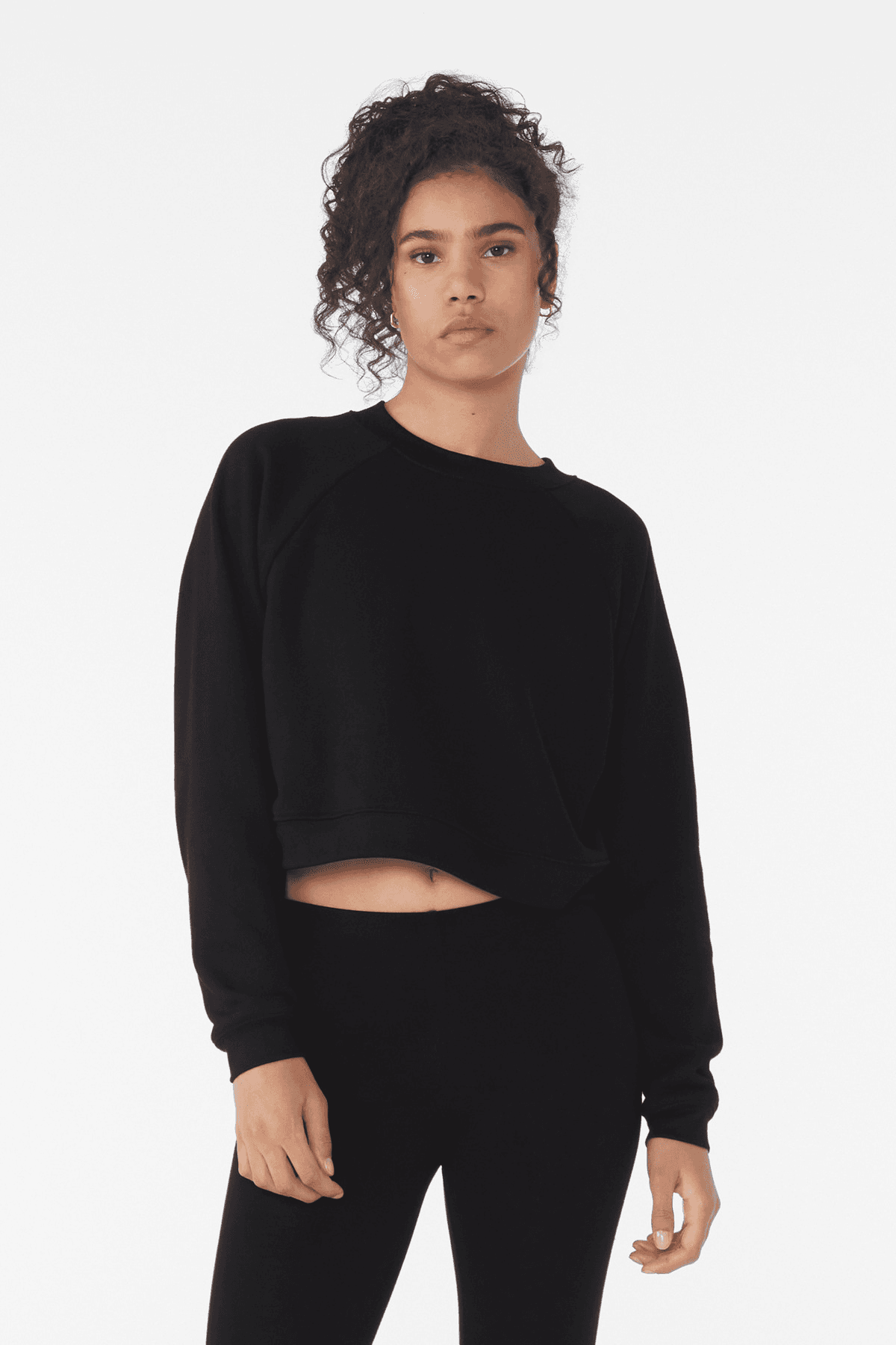 BELLA+CANVAS Women's Raglan Pullover Sponge Fleece
