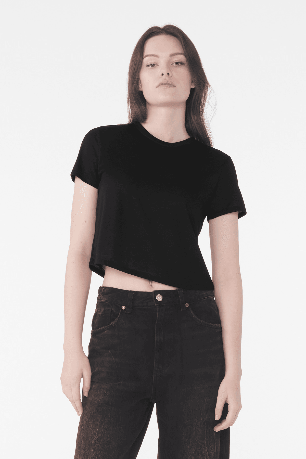 BELLA+CANVAS Women's Flowy Cropped Tee