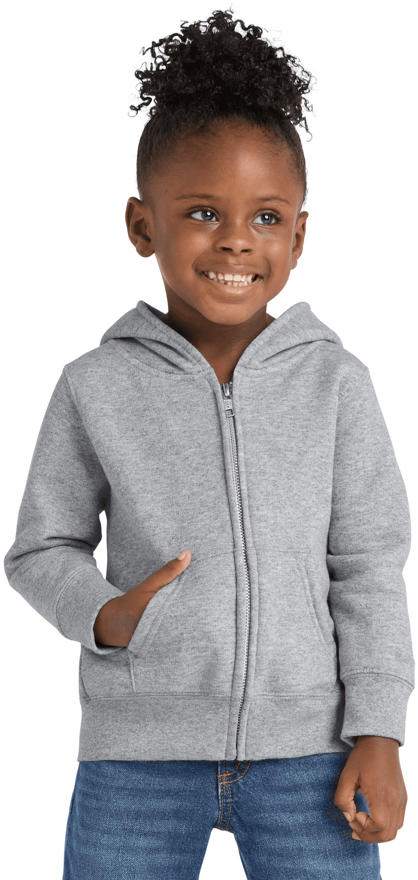 Toddler Core Fleece Full-Zip Hooded Sweatshirt.