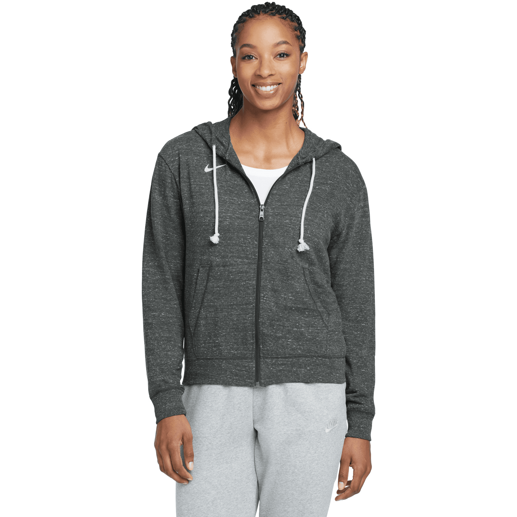 Women's Gym Vintage Full-Zip Hoodie