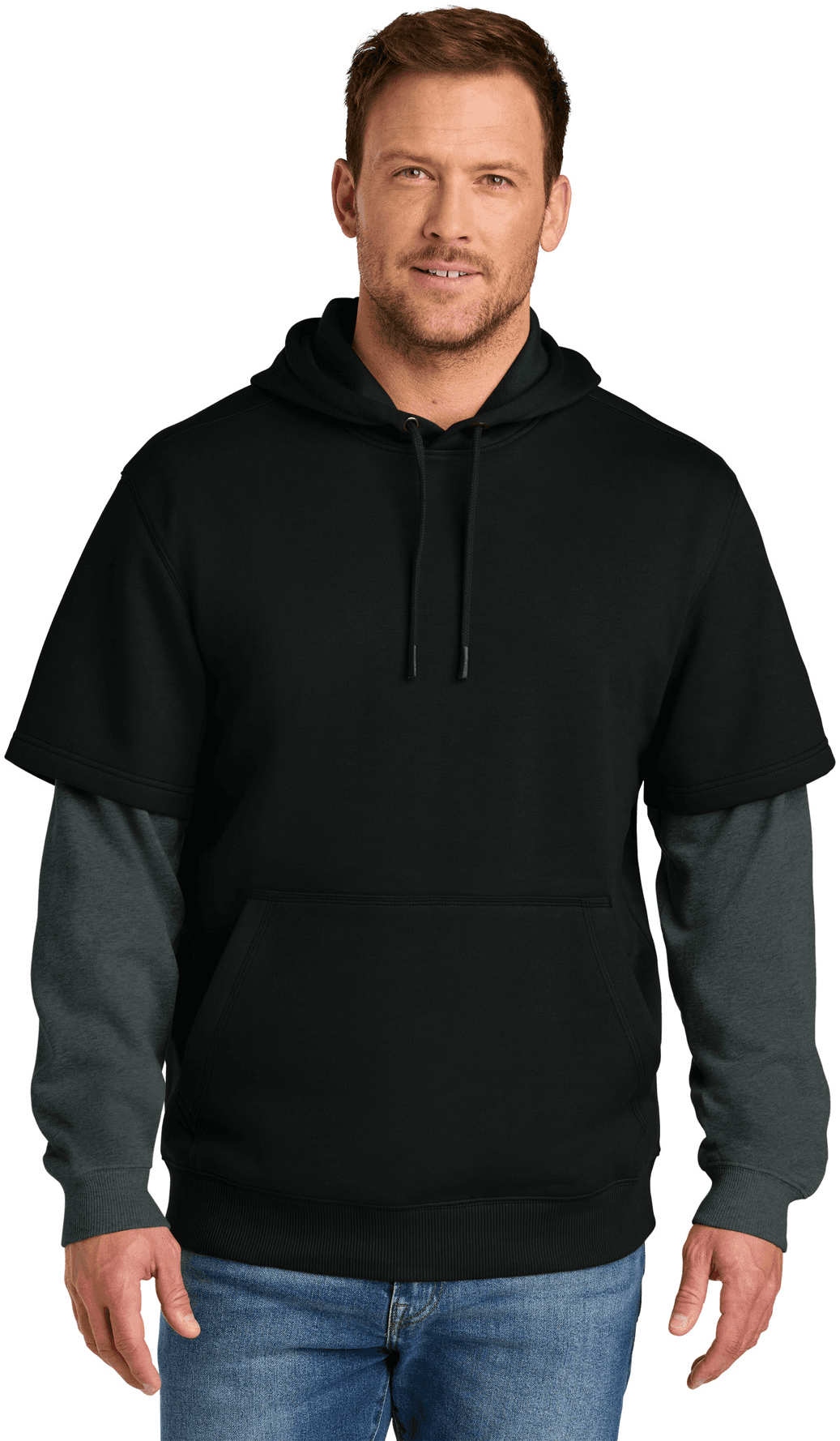 Tough Fleece Layered Hoodie
