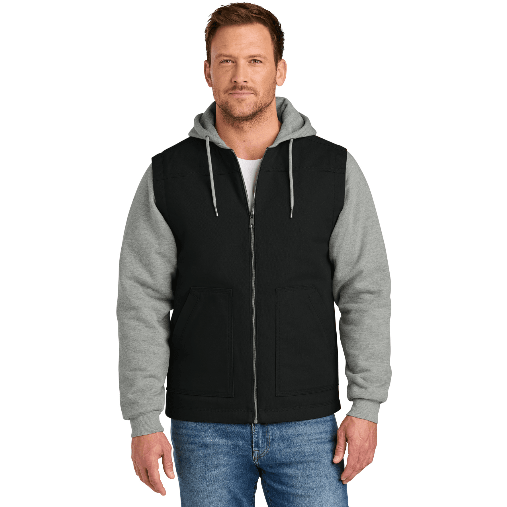 Duck Fleece Full-Zip Hooded Jacket
