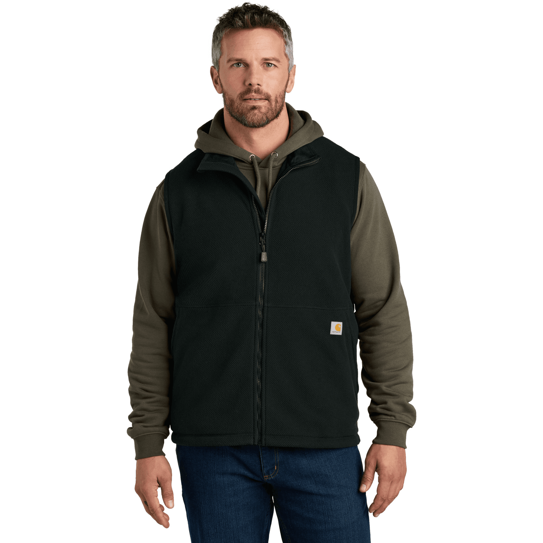 Textured Fleece Vest