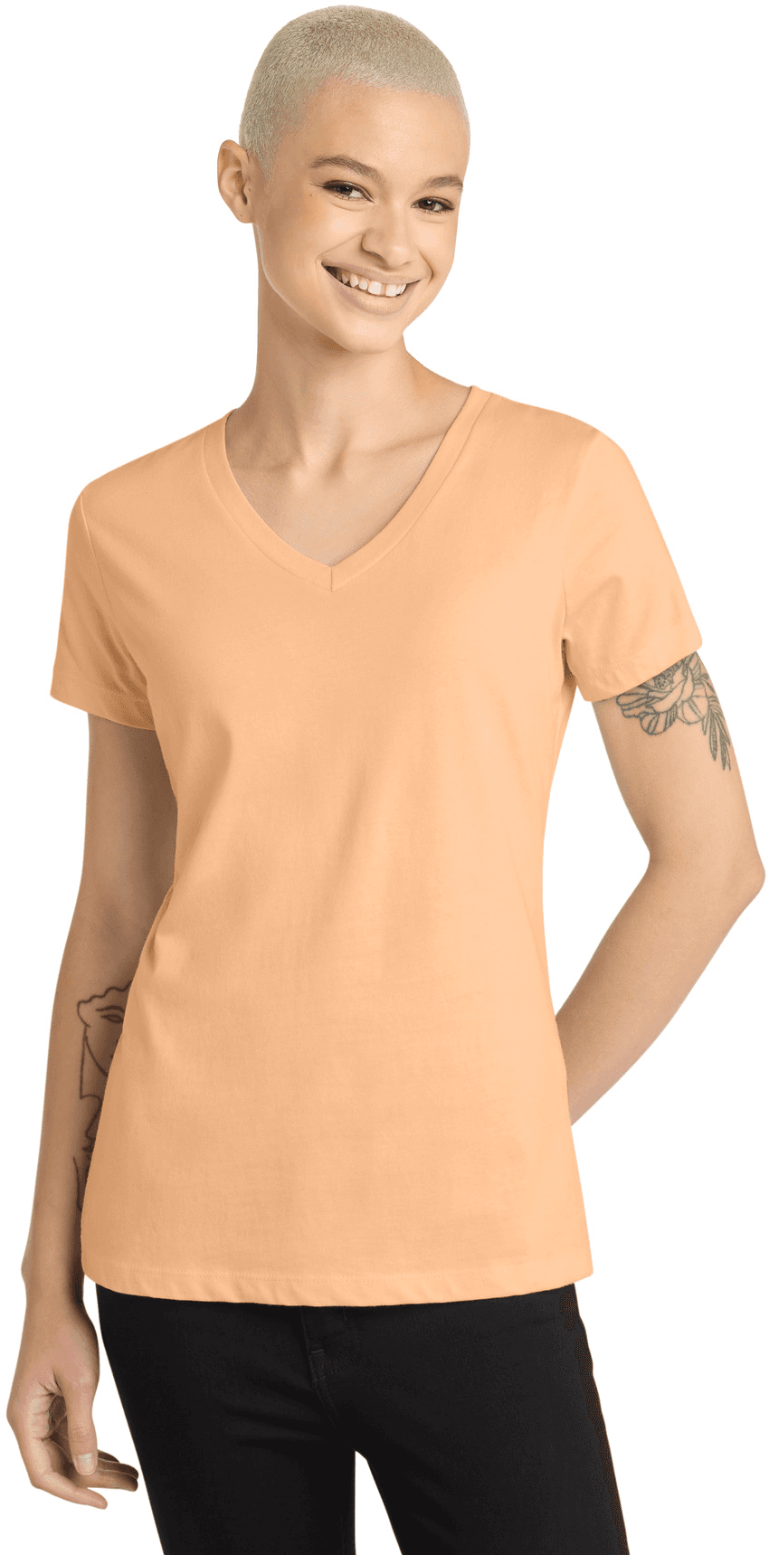 Women's Perfect Weight V-Neck Tee.