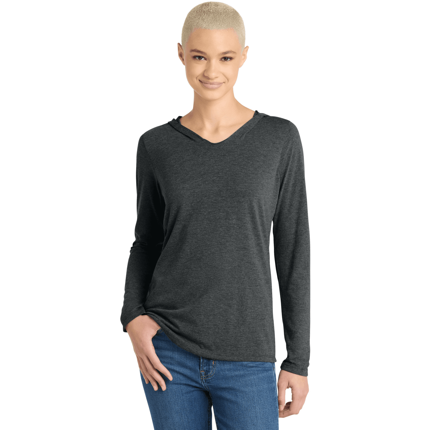 Women's Perfect Tri Long Sleeve Hoodie.