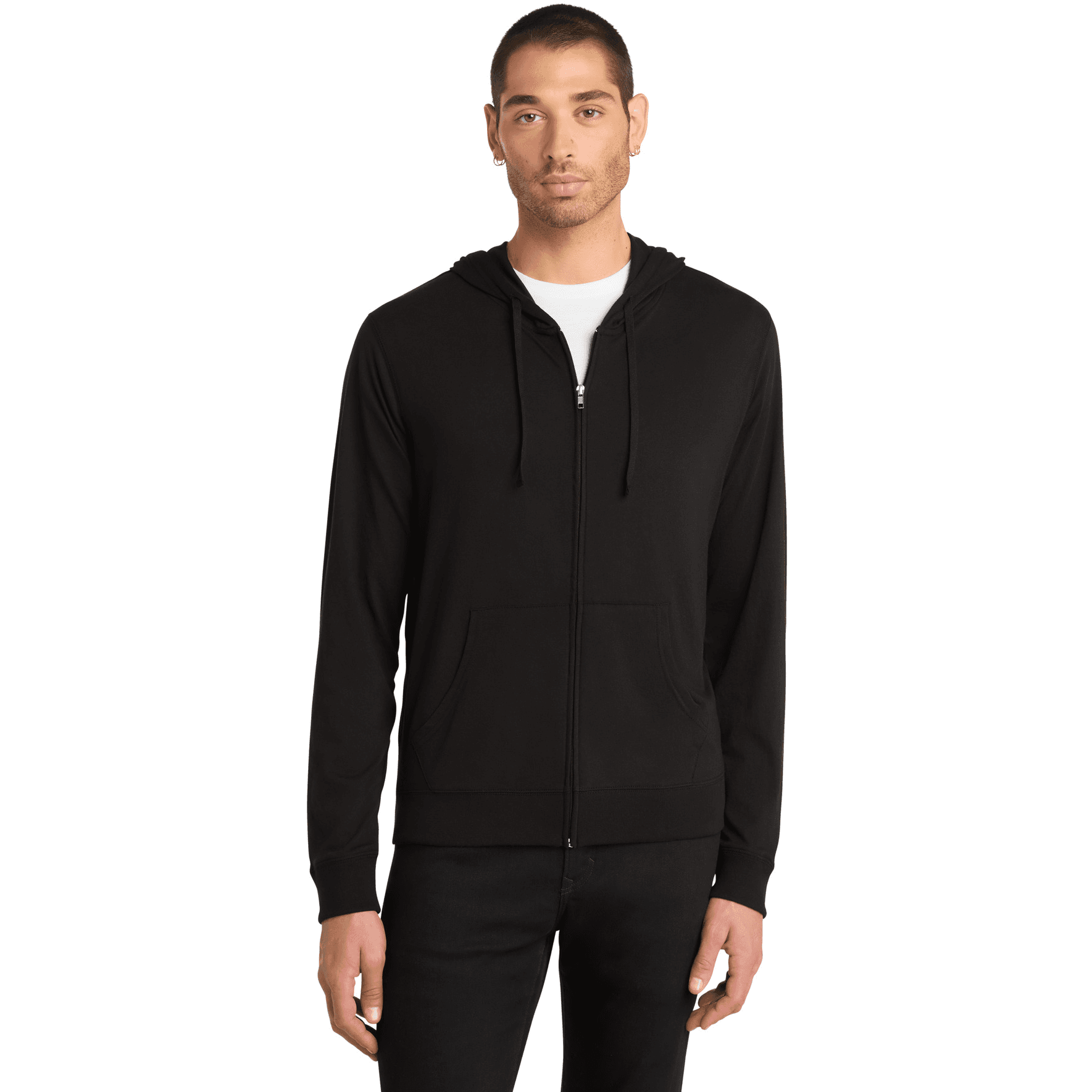 Jersey Full-Zip Hoodie.