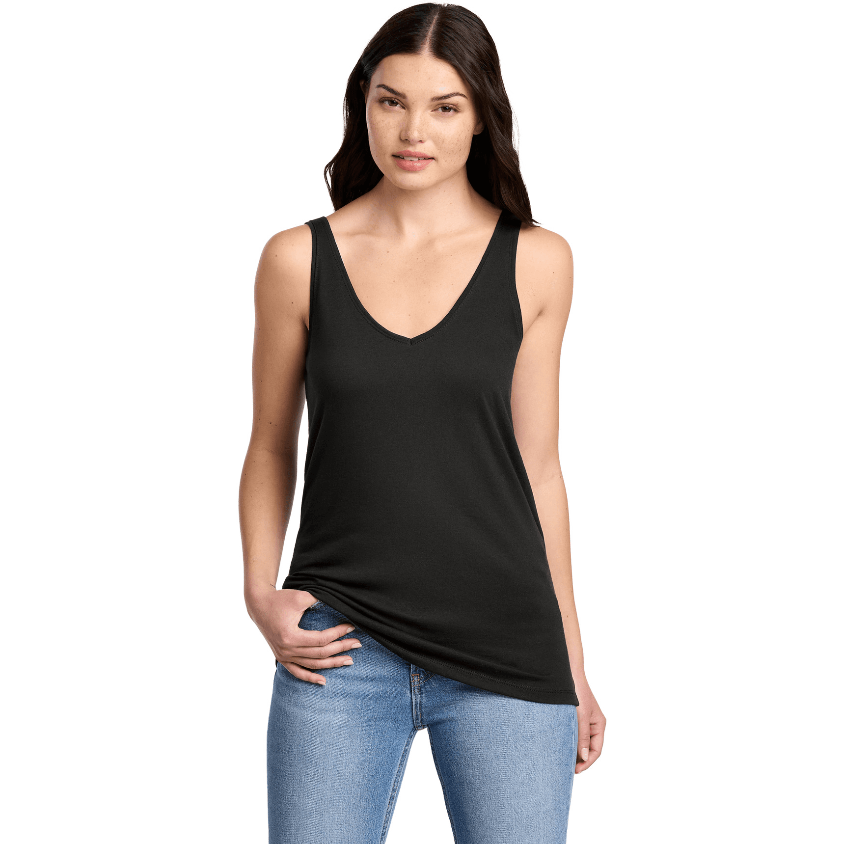 Women's Perfect Blend CVC V-Neck Tank