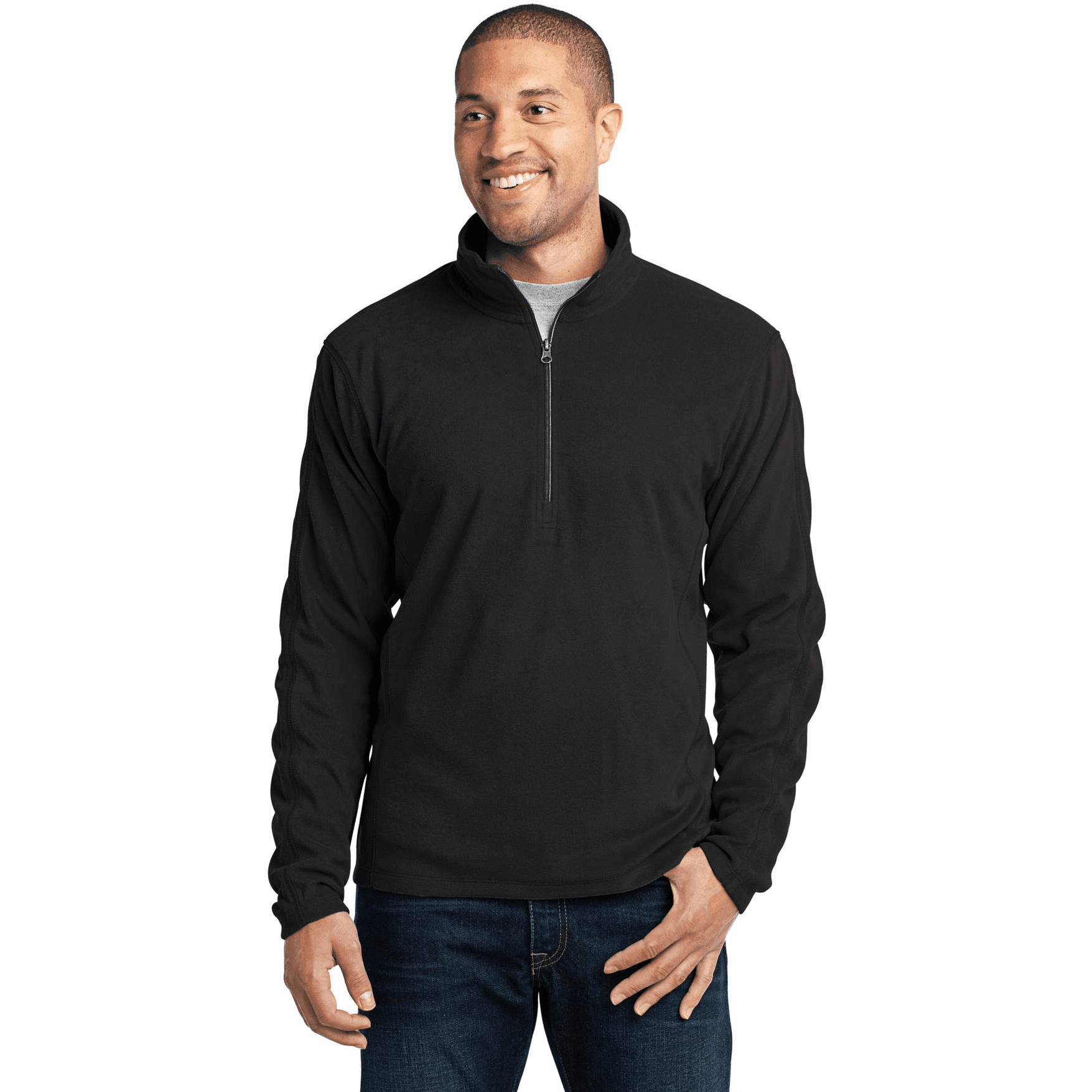 Microfleece 1/2-Zip Pullover.