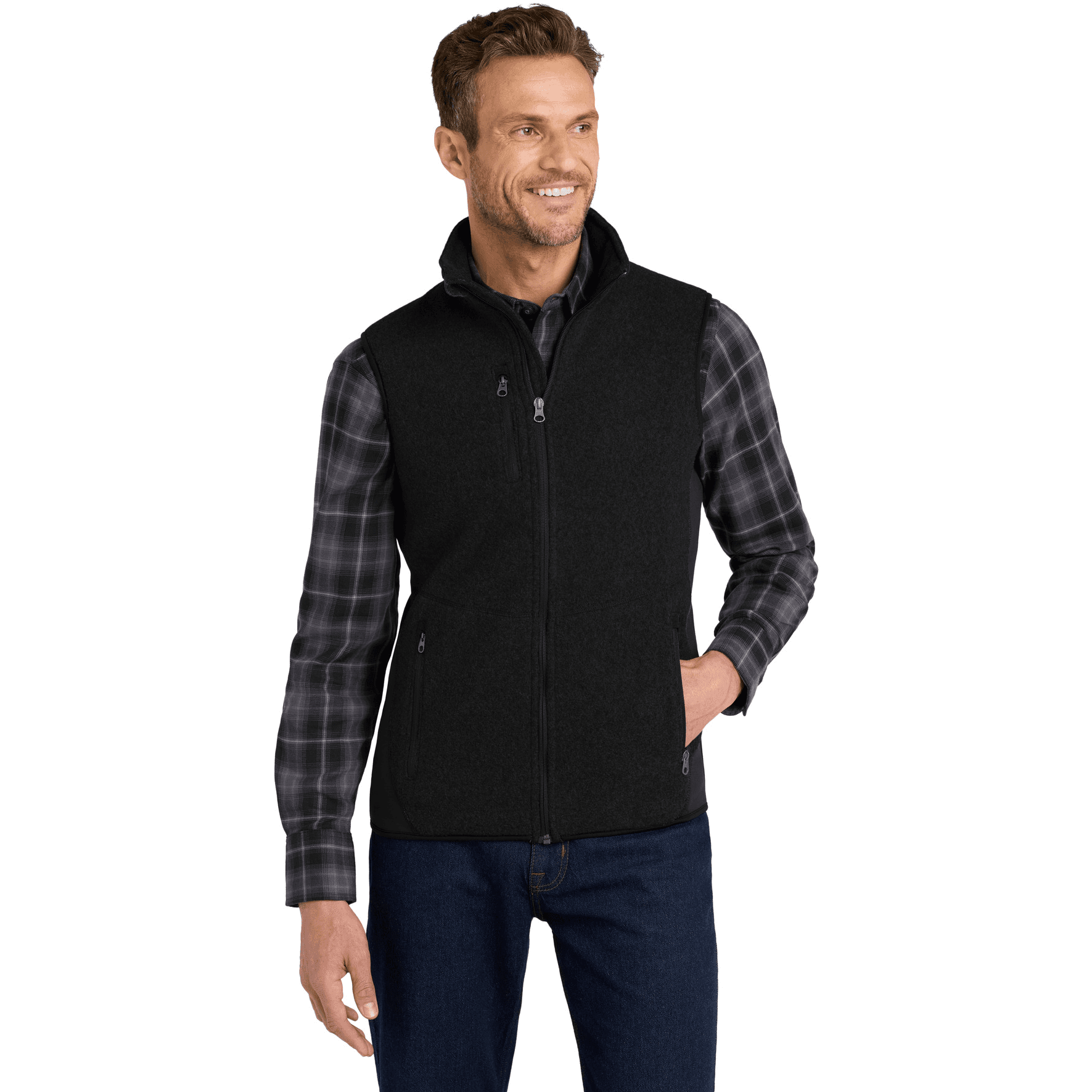 R-Tek Pro Fleece Full-Zip Vest.