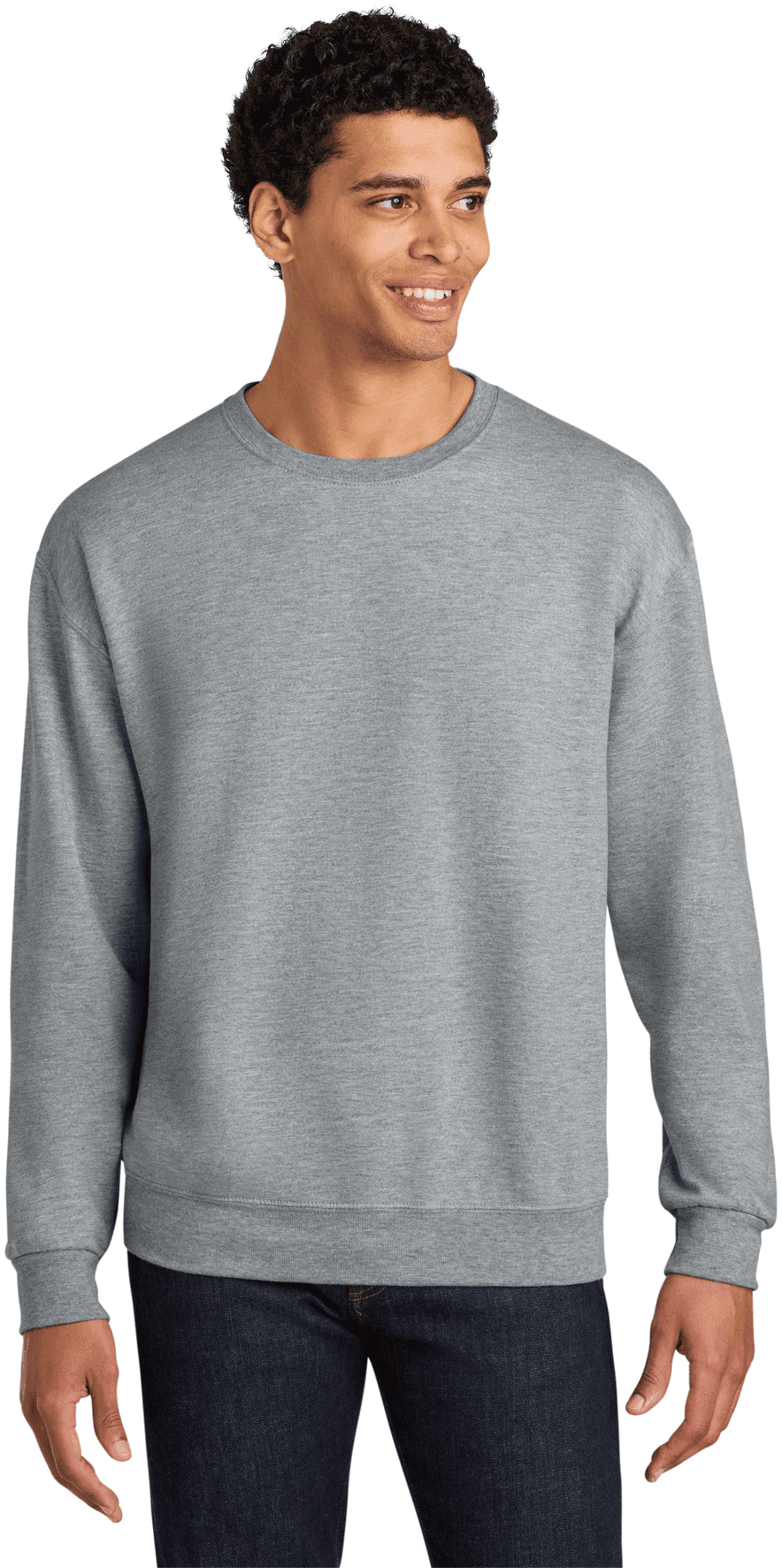 Ultimate Unisex CVC Ring Spun Crewneck Sweatshirt