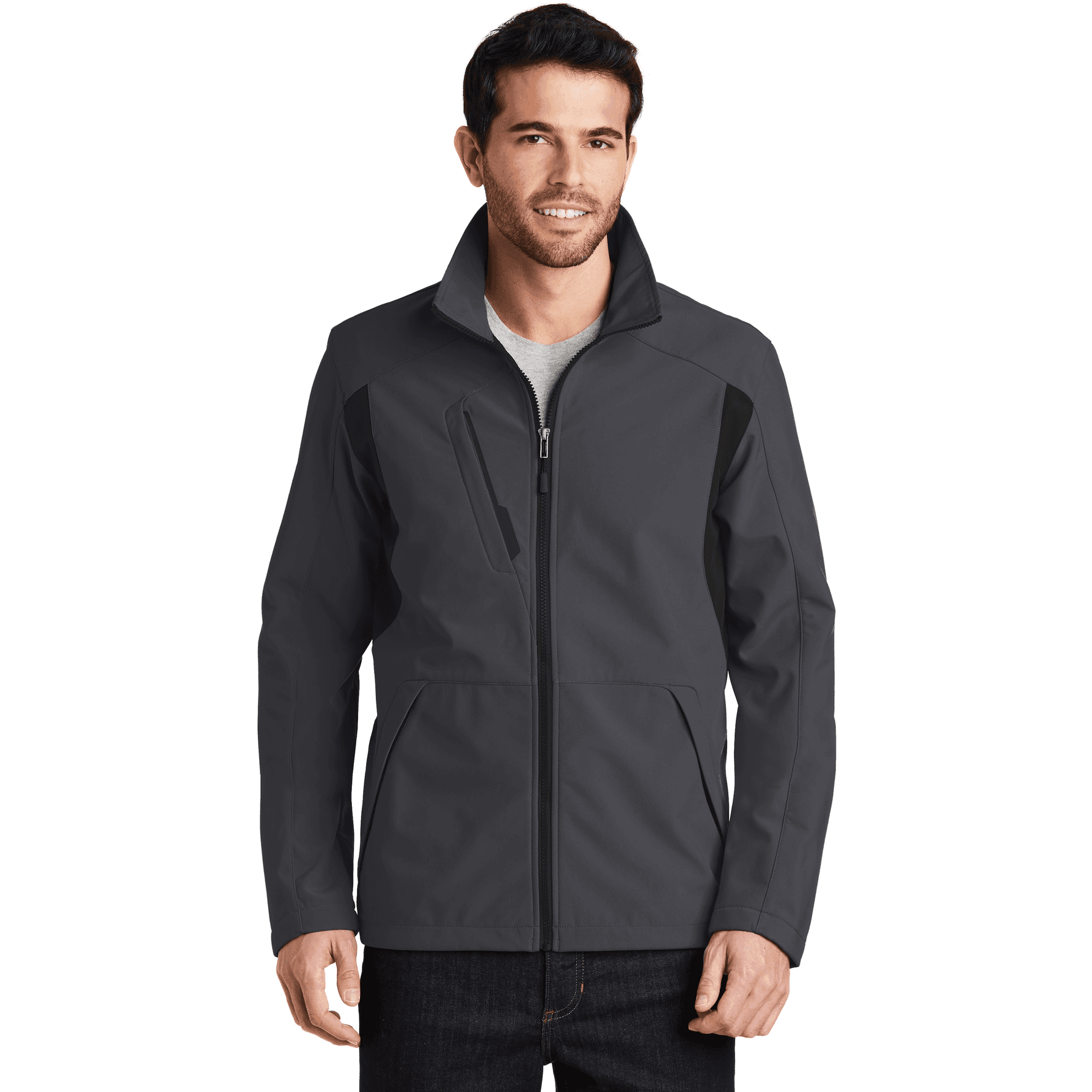 Back-Block Soft Shell Jacket.