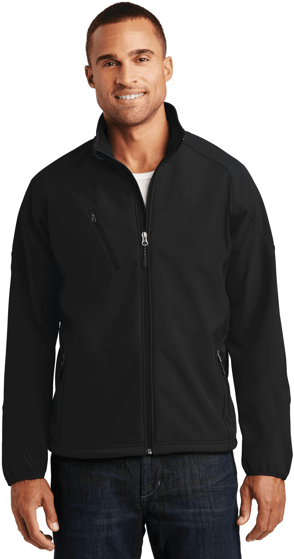 Textured Soft Shell Jacket.