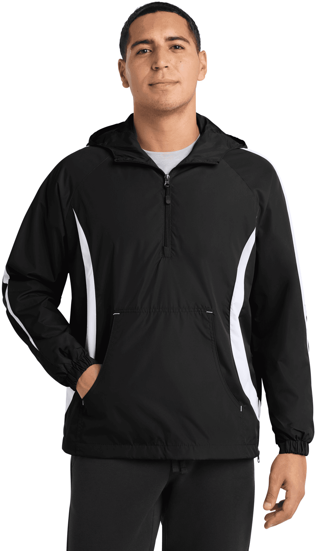 Colorblock Raglan Anorak.