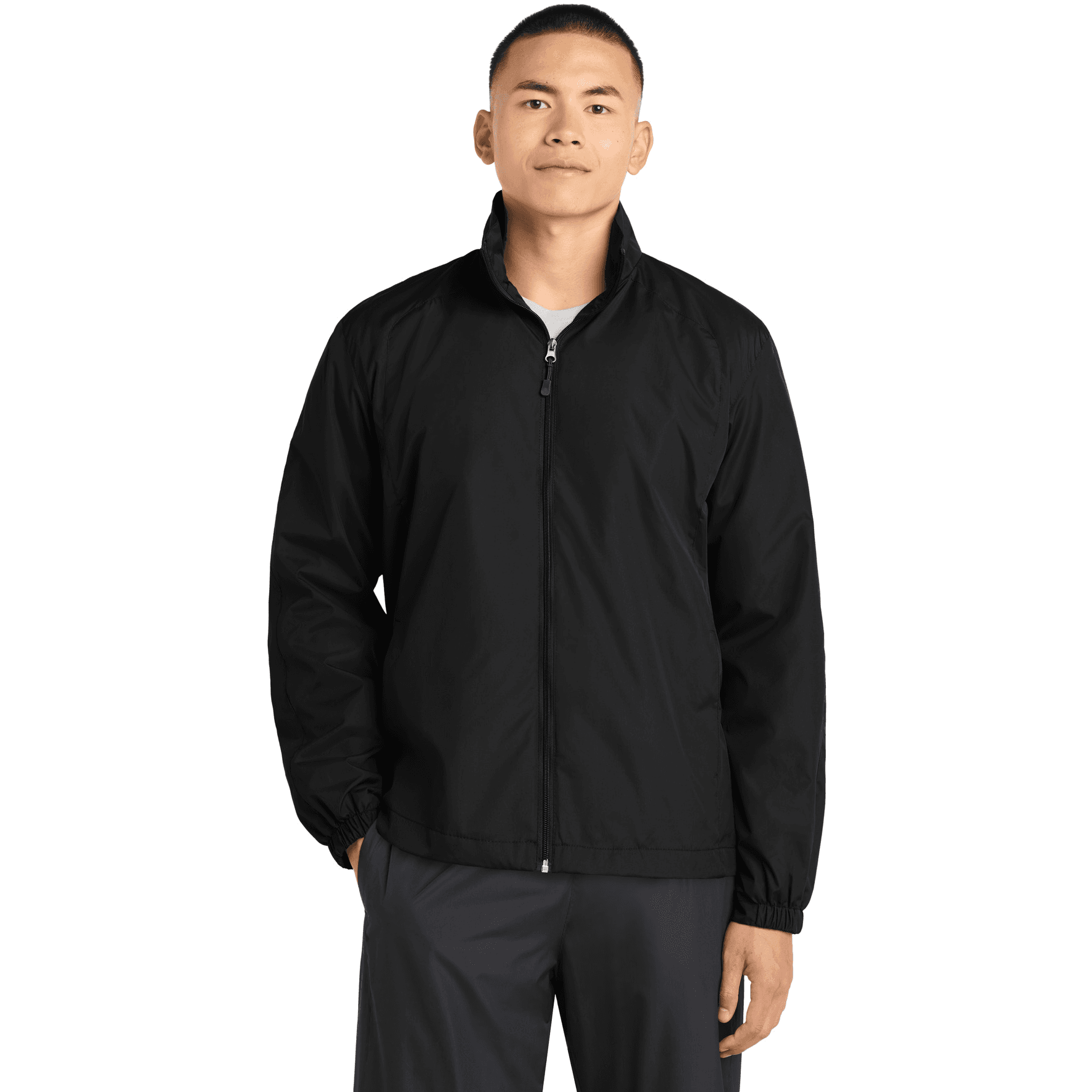 Full-Zip Wind Jacket.