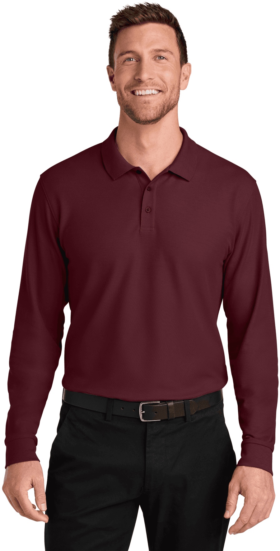 Wearever Signature Pique Long Sleeve Polo