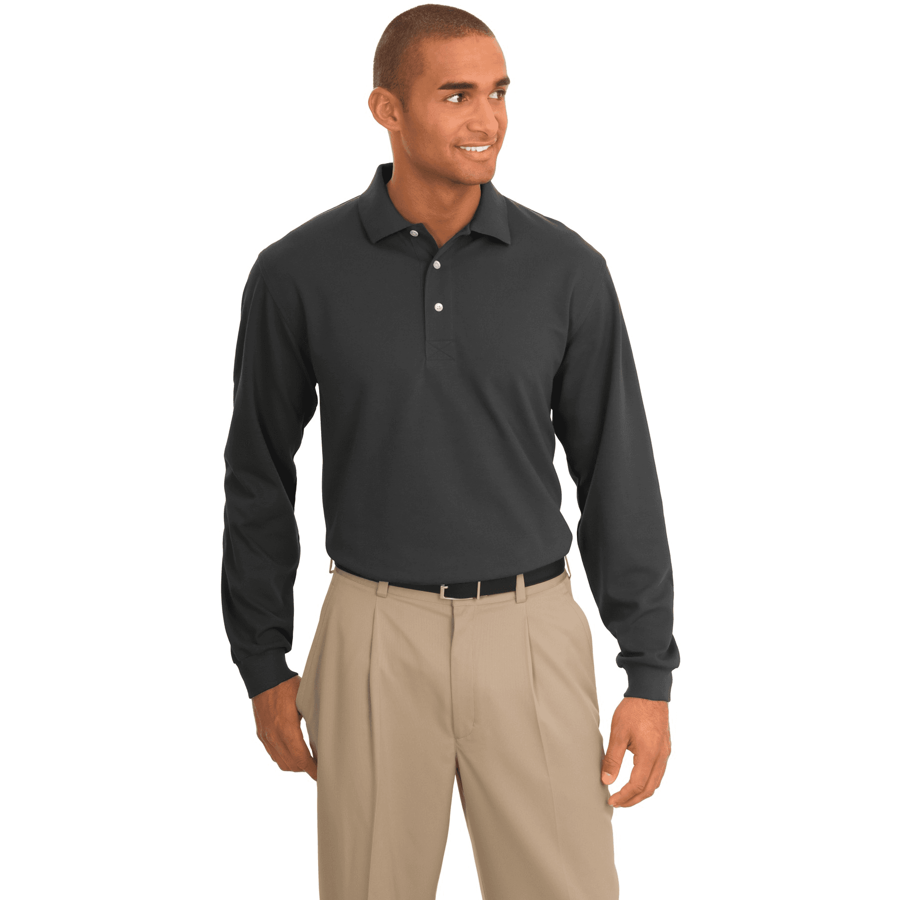 Rapid Dry Long Sleeve Polo.