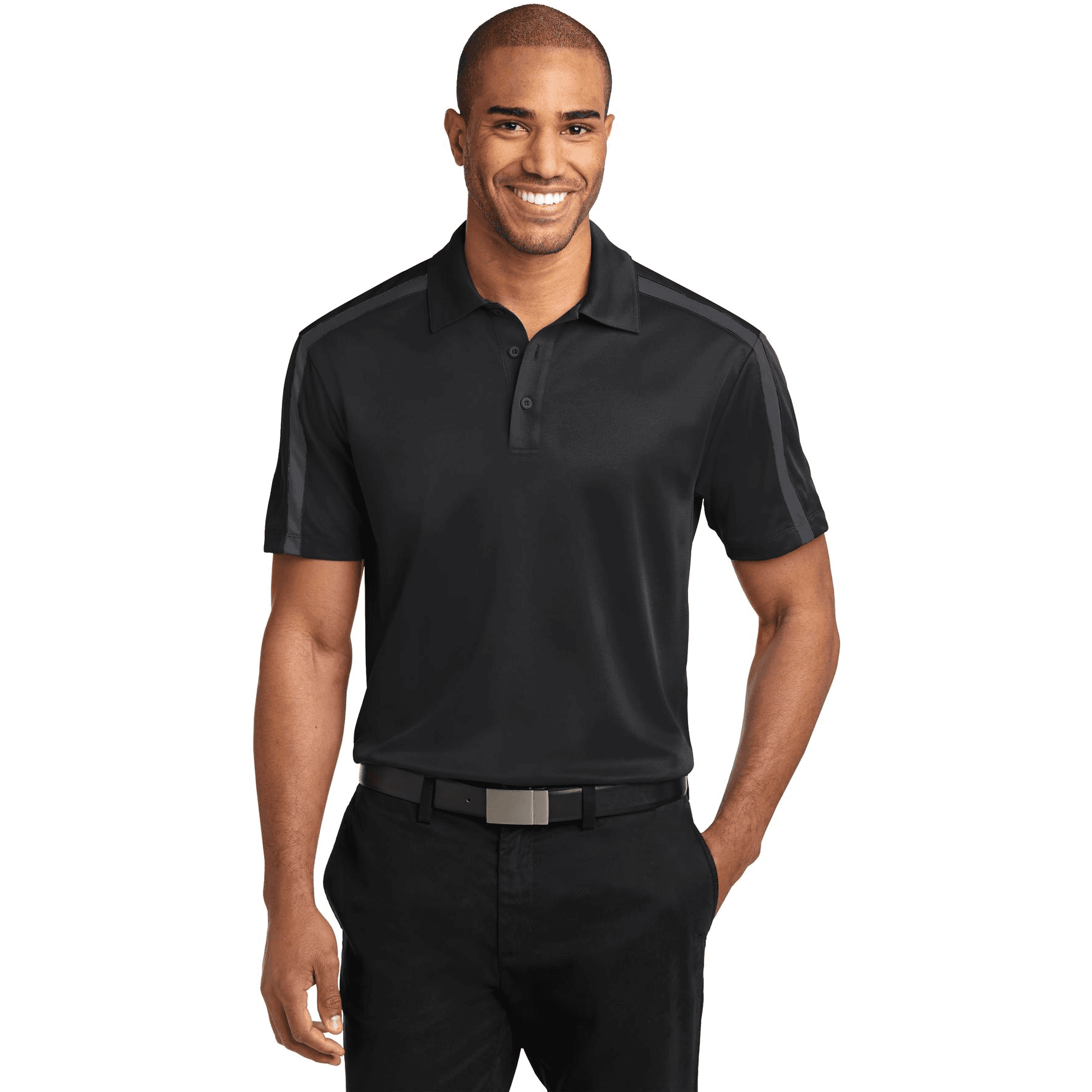 Silk Touch Performance Colorblock Stripe Polo.