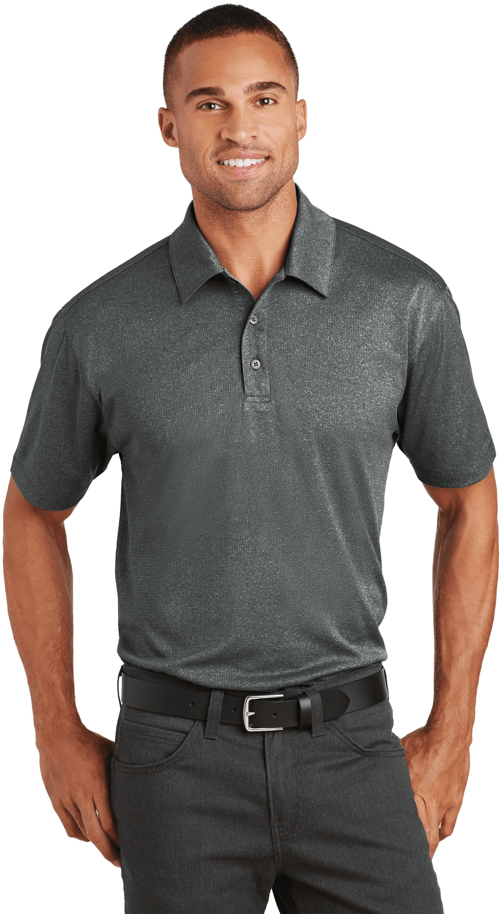Trace Heather Polo.