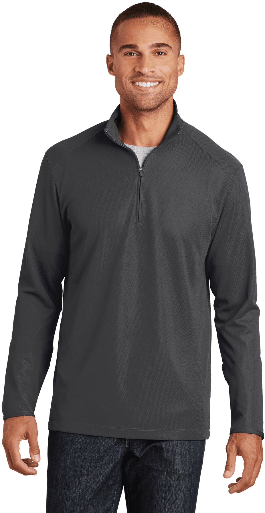Pinpoint Mesh 1/2-Zip.