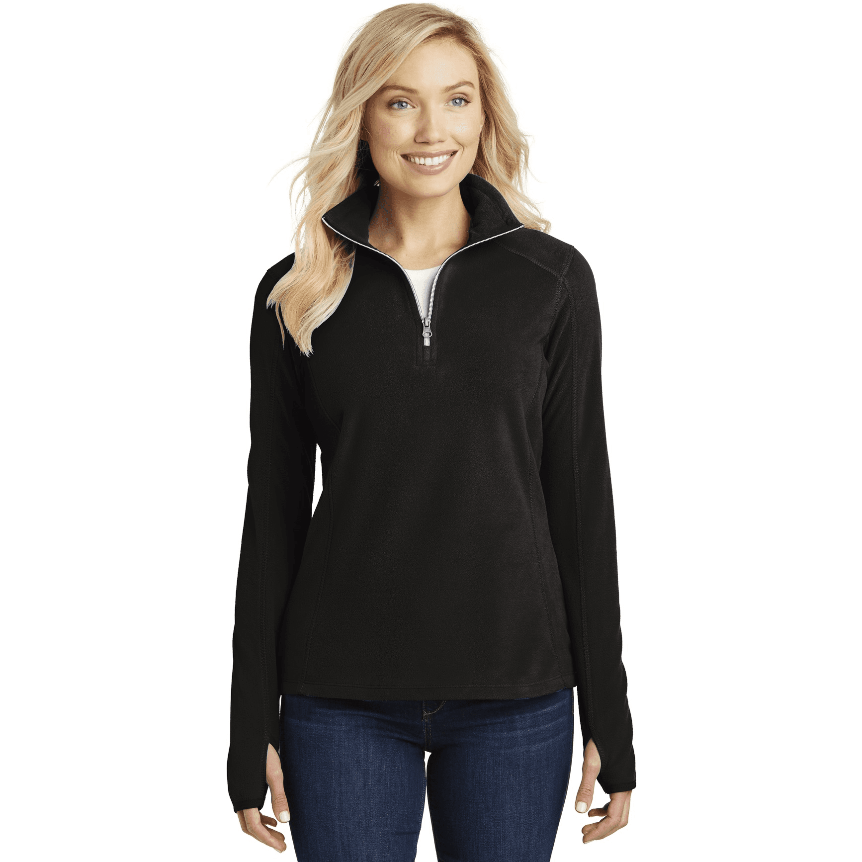 Women's Microfleece 1/2-Zip Pullover.