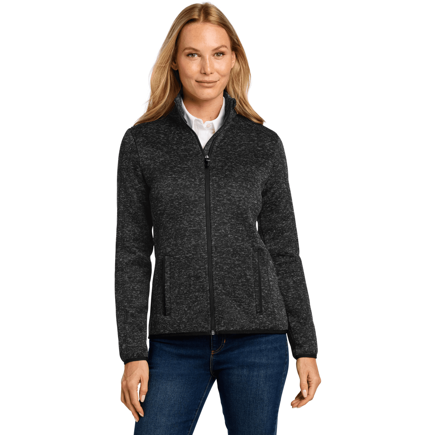 Women's Sweater Fleece Jacket.
