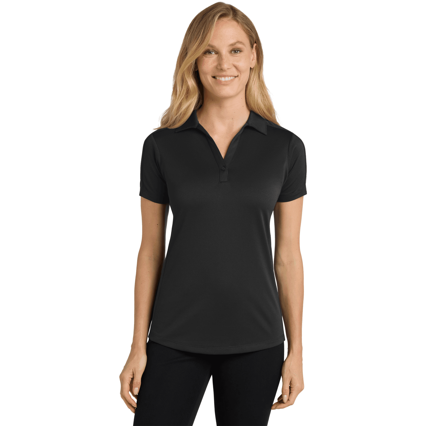 Women's Diamond Jacquard Polo.