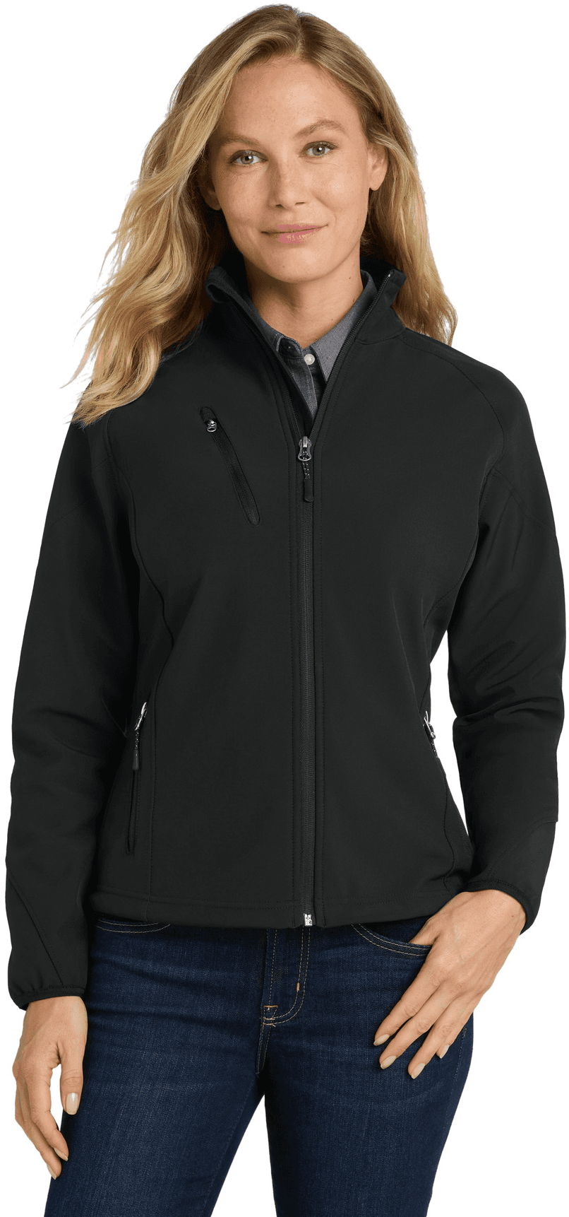 Women's Textured Soft Shell Jacket.