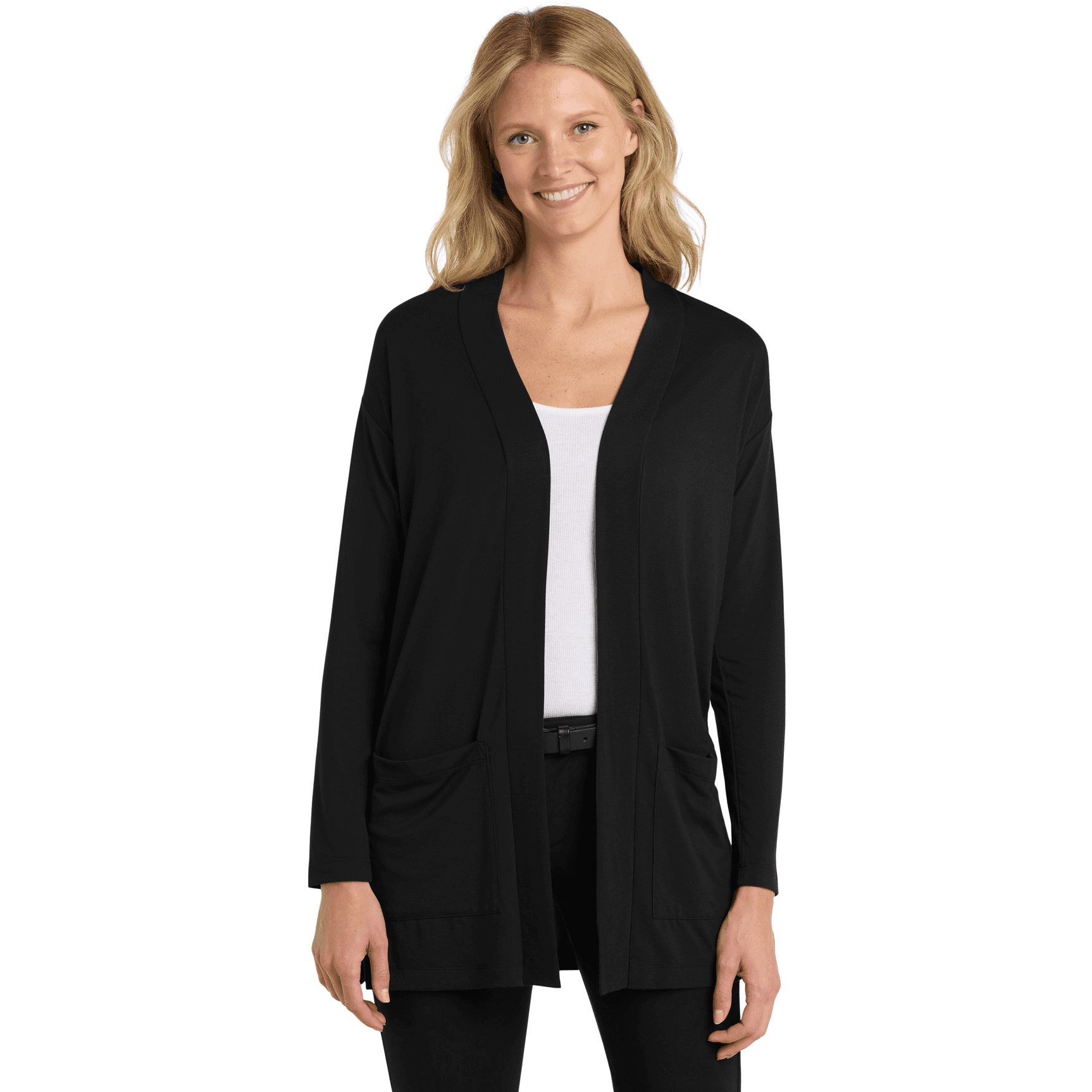 Women's Concept Long Pocket Cardigan .