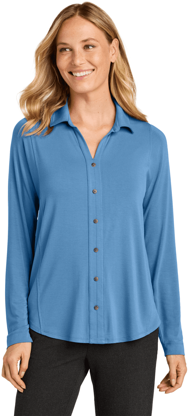 Women's Luxe Knit Button Tunic