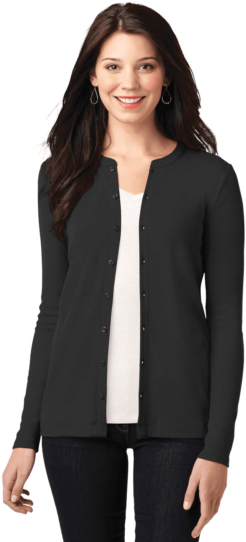 Women's Concept Stretch Button-Front Cardigan.