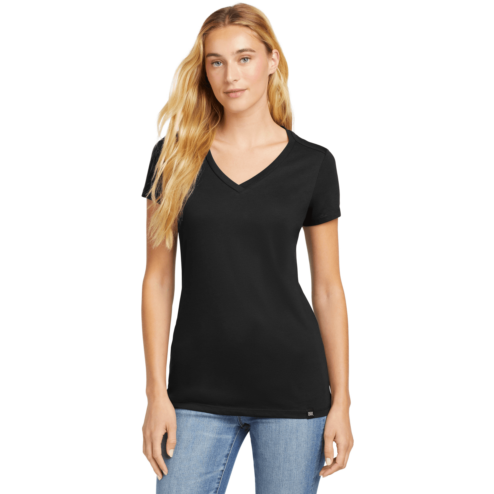 Women's Heritage Blend V-Neck Tee.