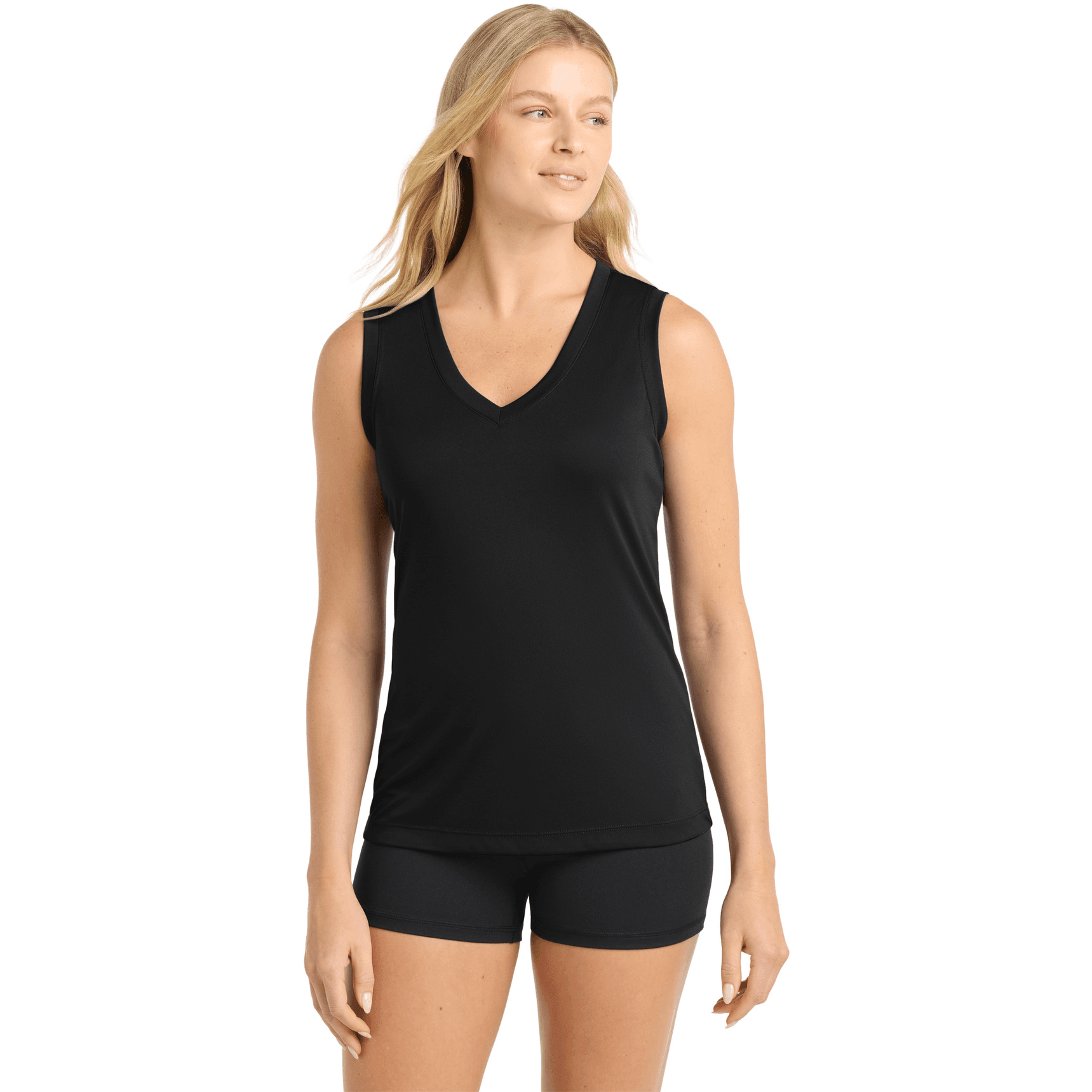 Women's Sleeveless PosiCharge Competitor V-Neck Tee.