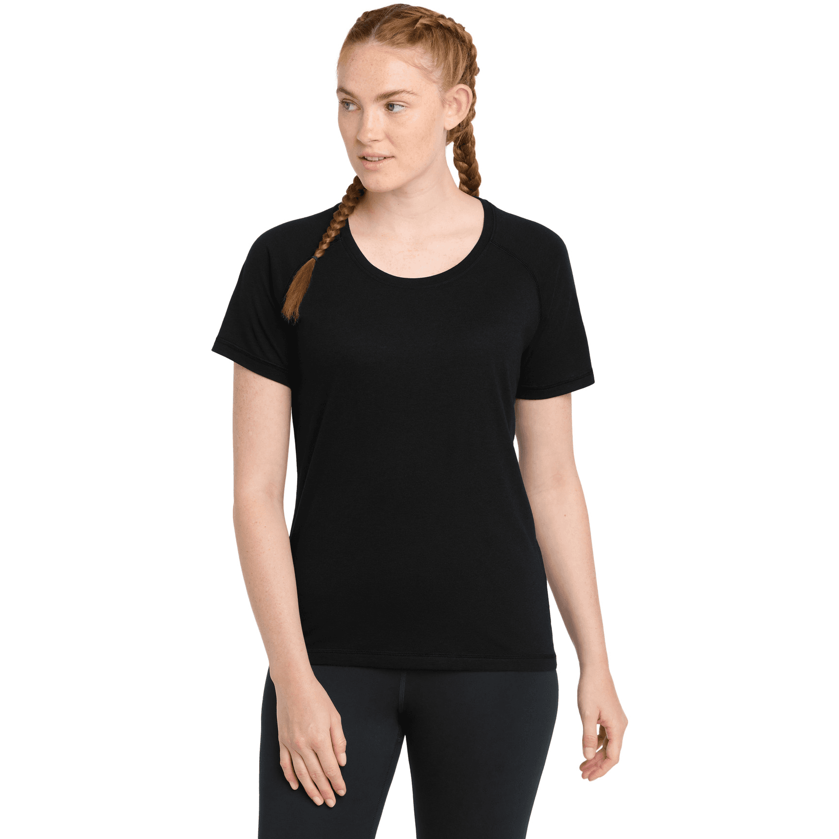 Women's PosiCharge Tri-Blend Wicking Scoop Neck Raglan Tee.