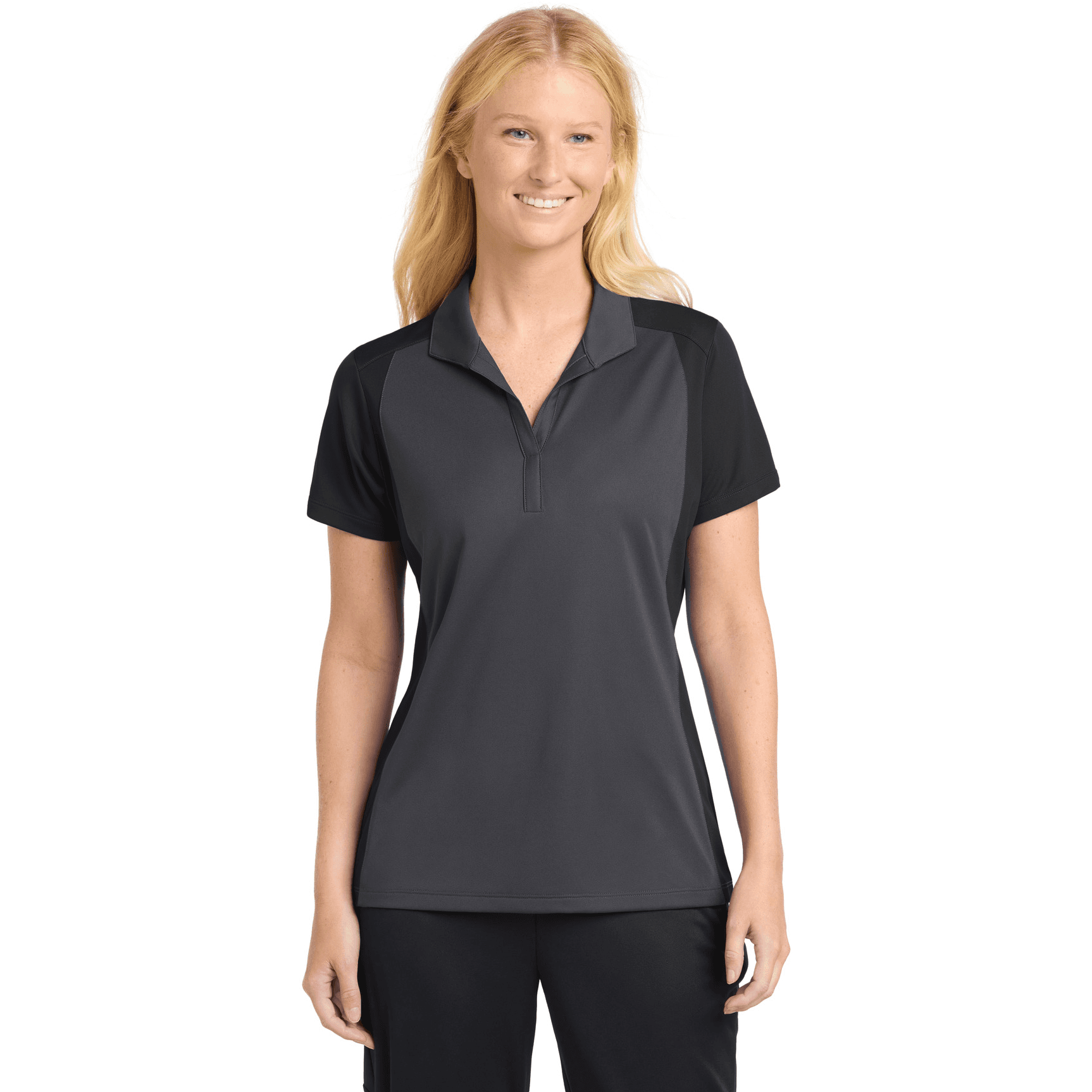 Women's Colorblock Micropique Sport-Wick Polo.