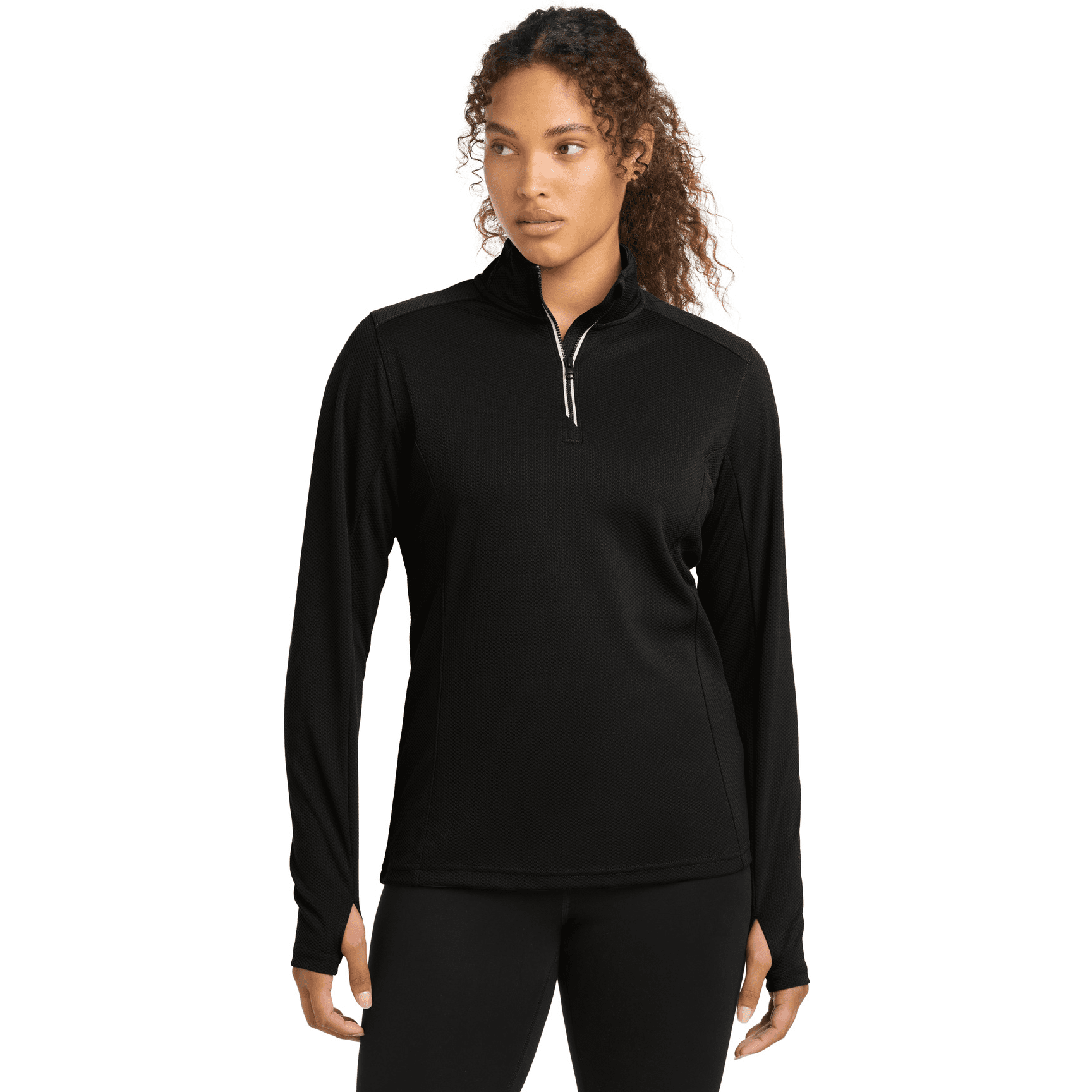 Women's Sport-Wick Textured 1/4-Zip Pullover.