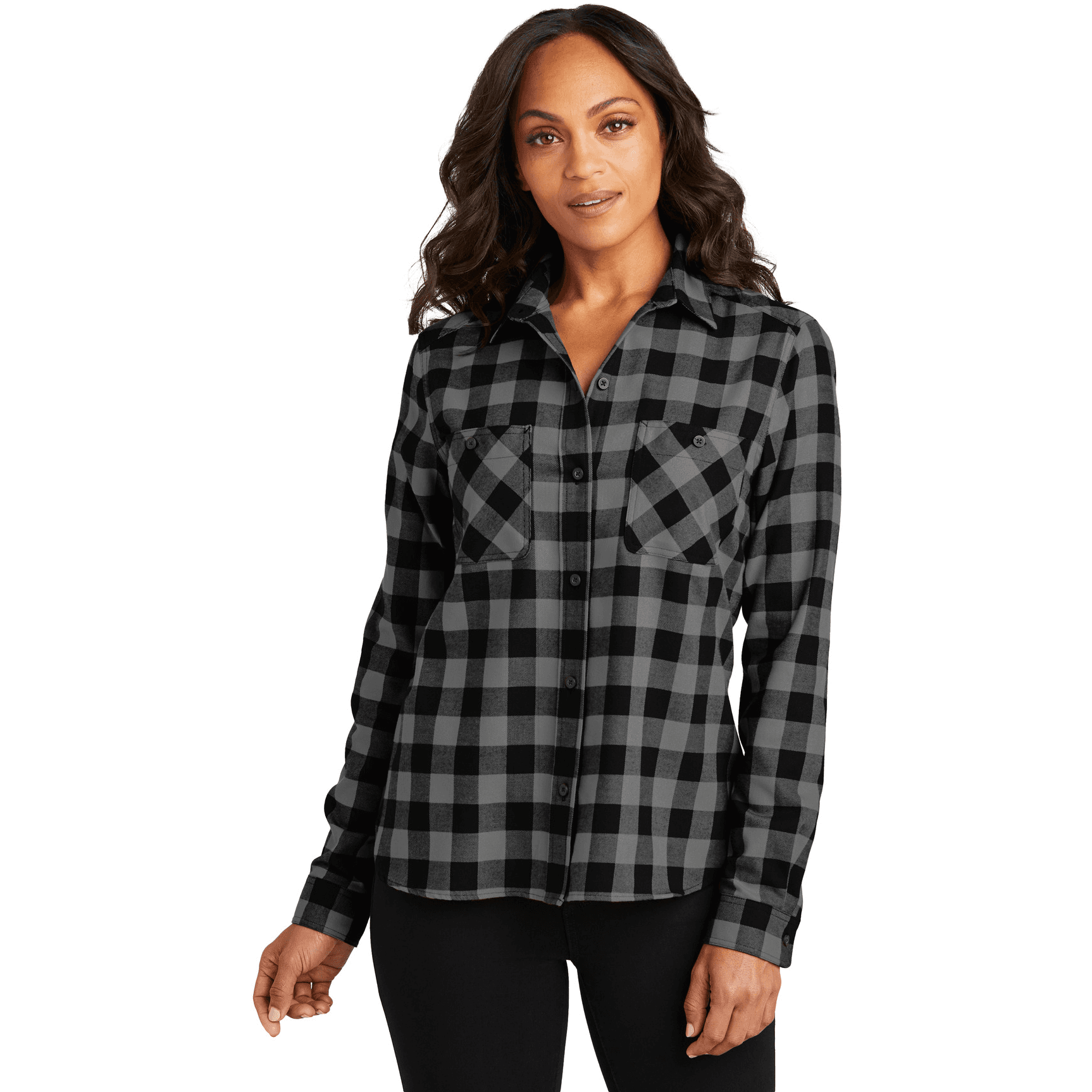Women's Plaid Flannel Shirt