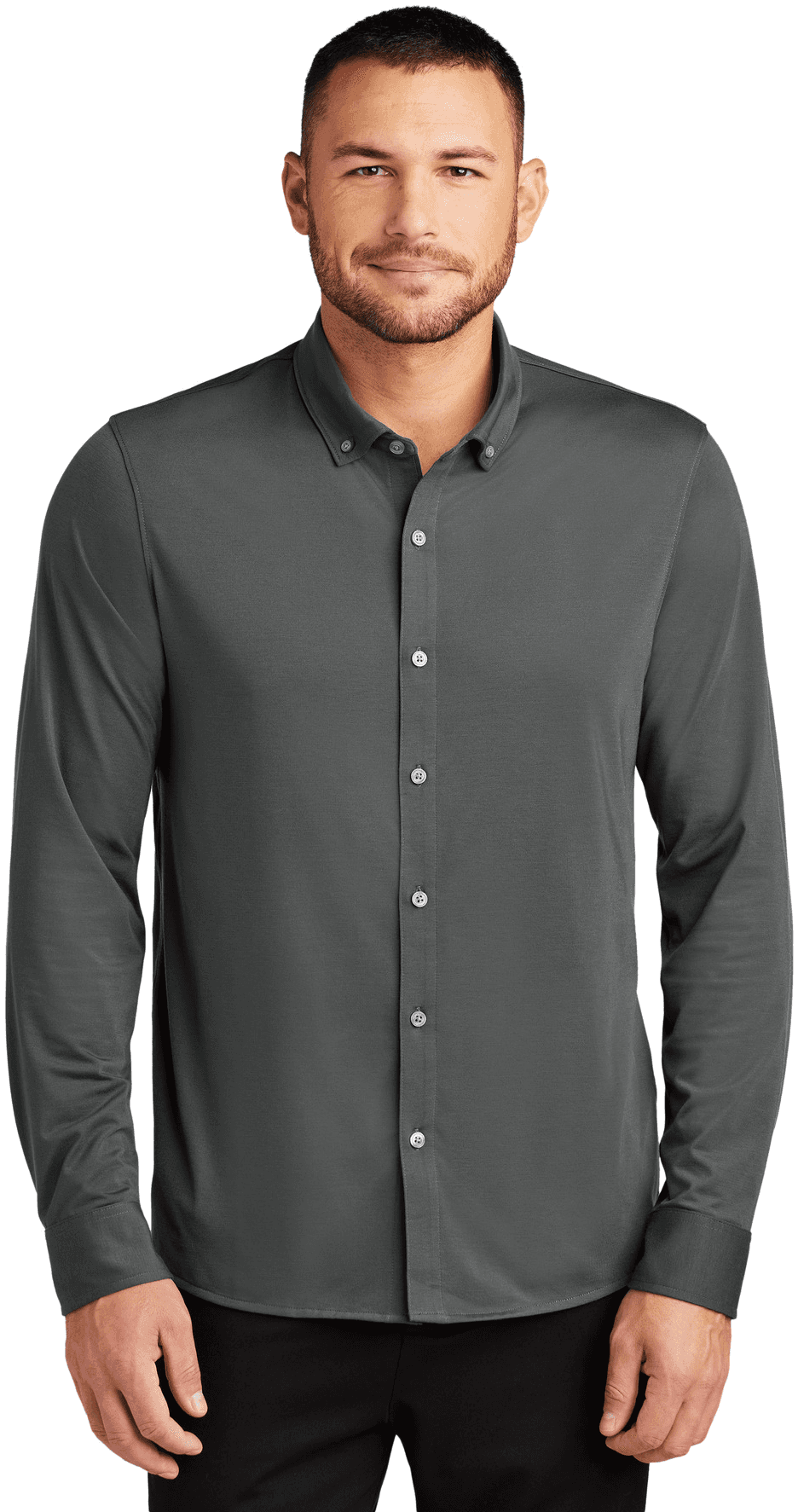 Stretch Jersey Long Sleeve Shirt
