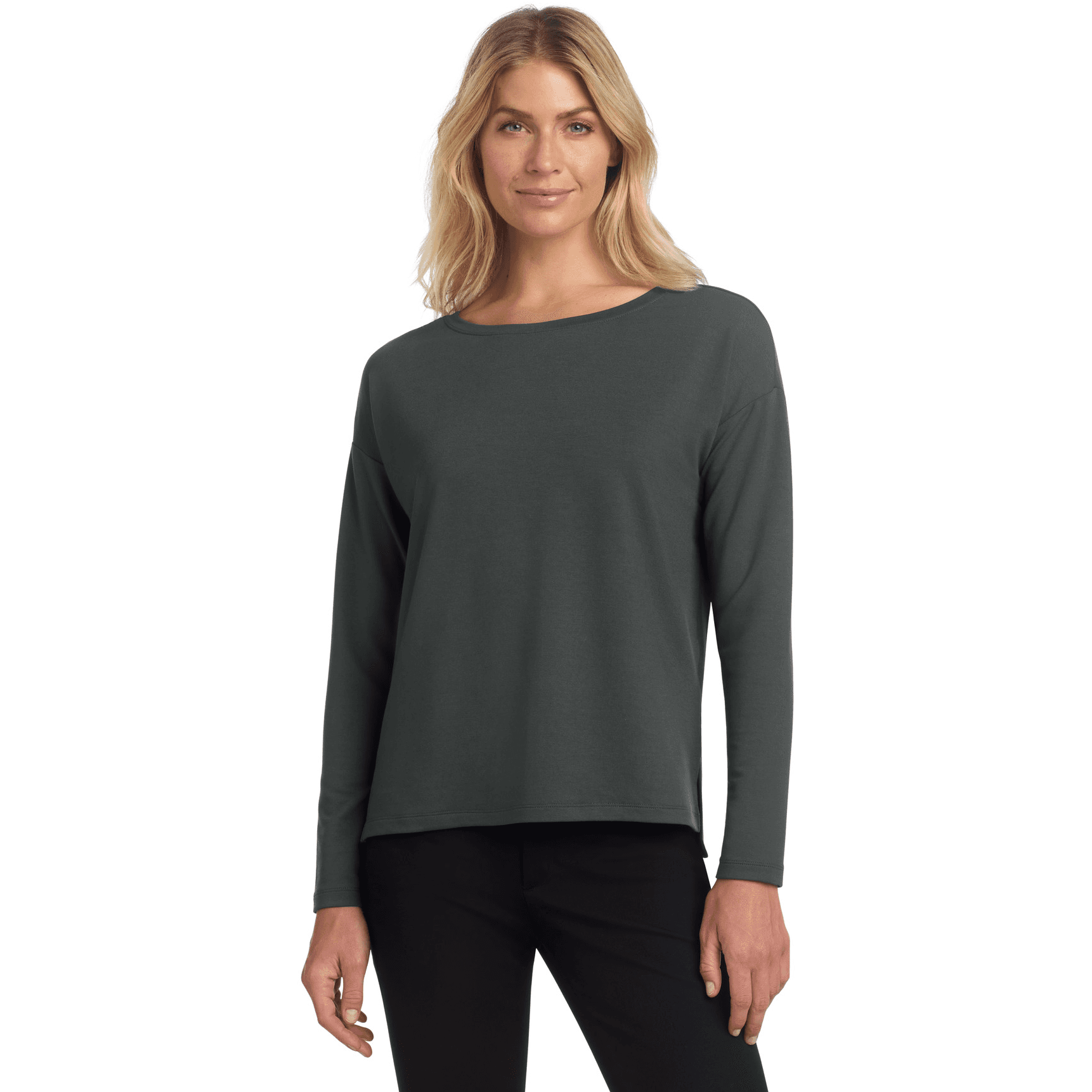 Women's Stretch Drop Shoulder Pullover