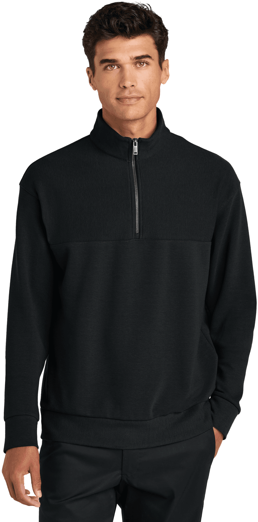 Linear Texture 1/4-Zip