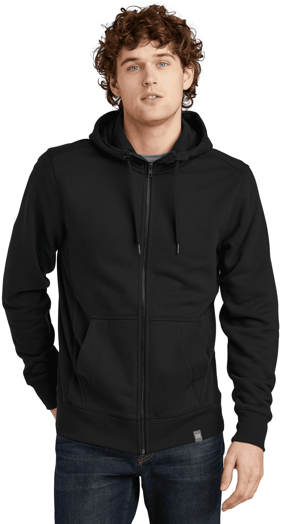 French Terry Full-Zip Hoodie.