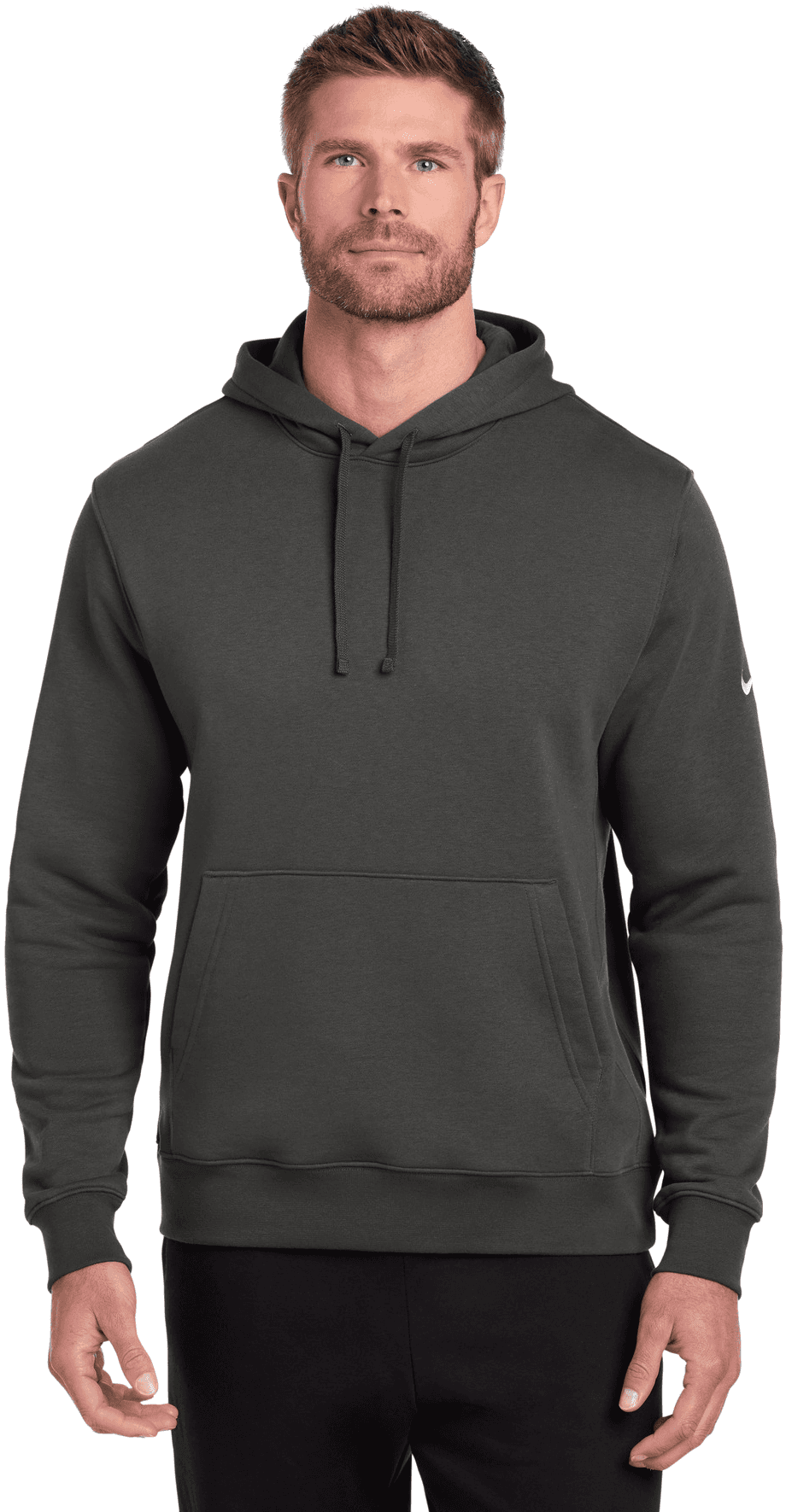 Club Fleece Sleeve Swoosh Pullover Hoodie